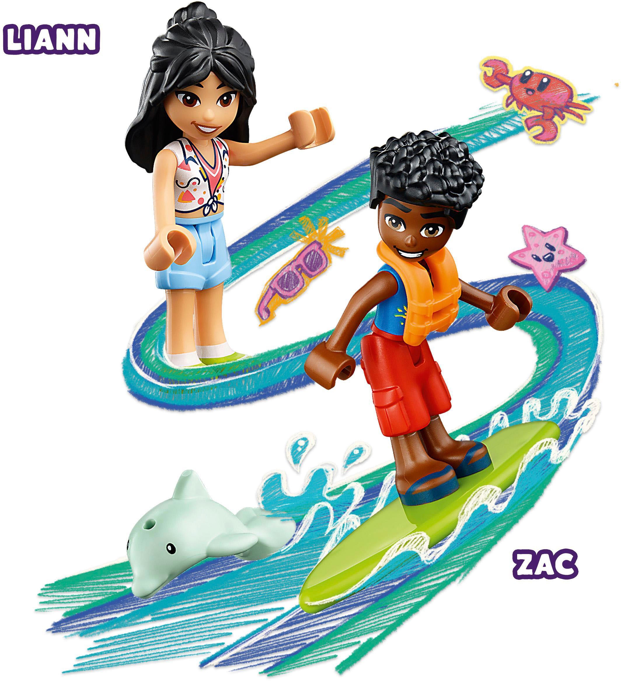 LEGO® Konstruktionsspielsteine »Strandbuggy-Spaß (41725), LEGO® Friends«, (61 St.), Made in Europe