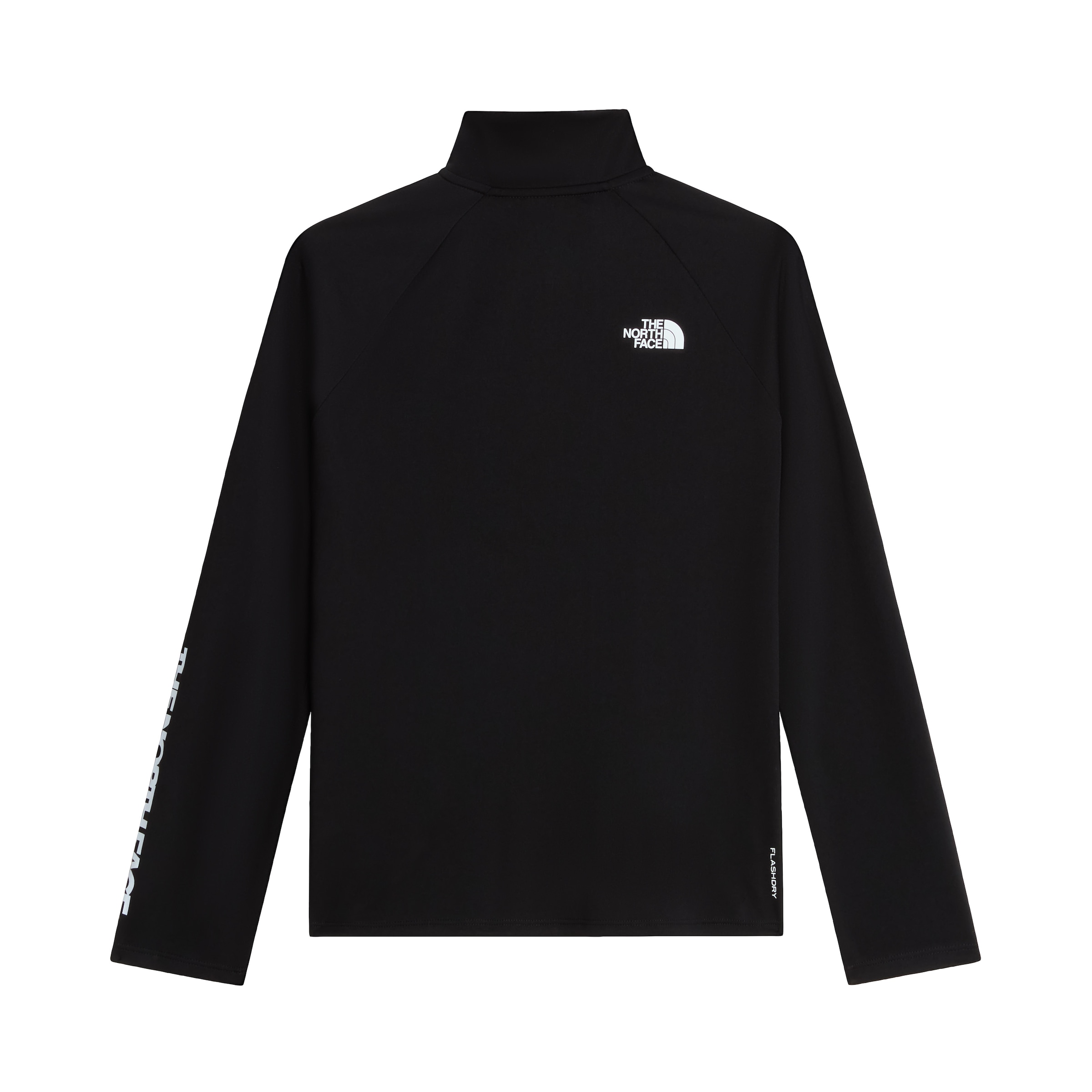 The North Face Funktionsshirt für Kinder, mit Reißverschluss, unifarben