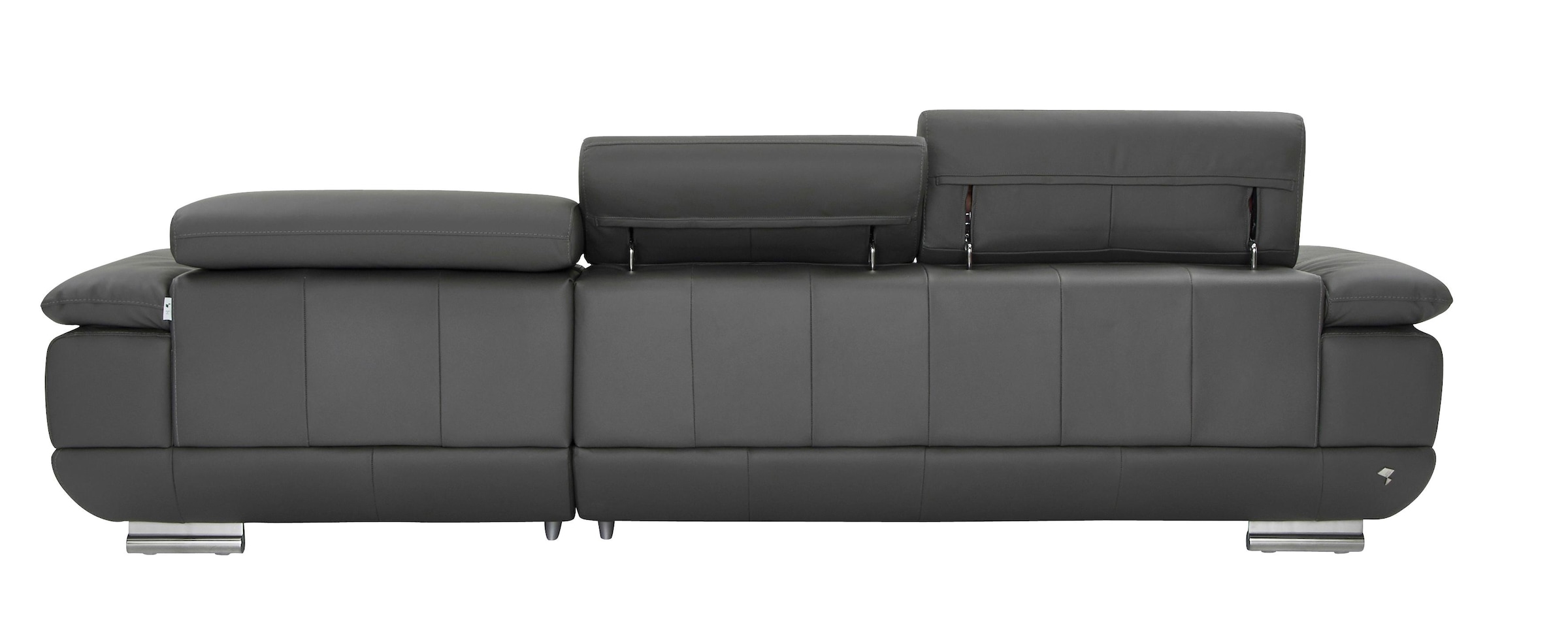 CALIA ITALIA Ecksofa »Magic, ein italienisches Sofa zum Träumen, erstklassiger Sitzkomfort«, mit verstellbaren Kopfteilen, in 2 Lederqualitäten