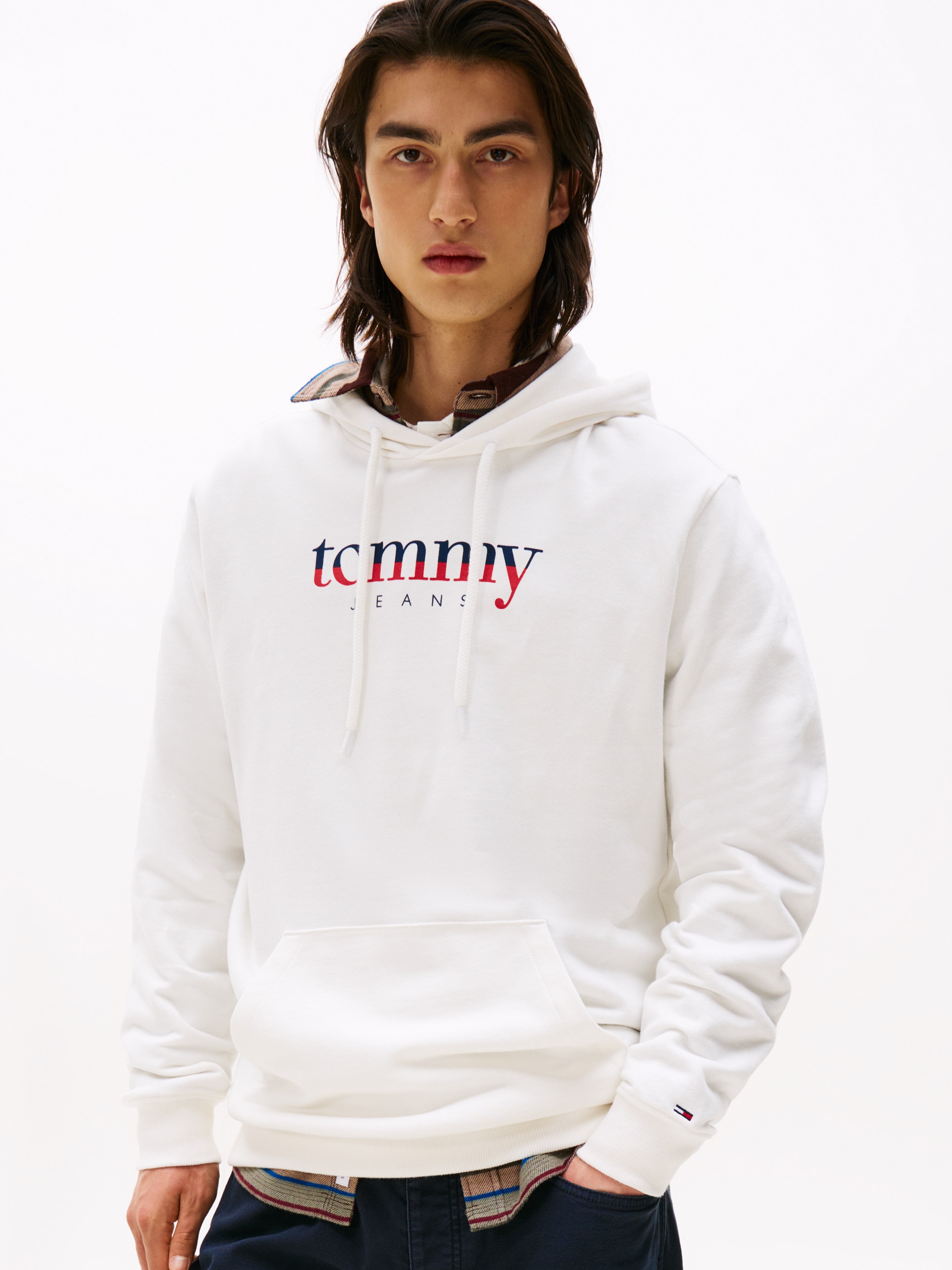 Tommy Jeans Hoodie »TJM DNA«, Sweatshirt, Reuglar Fit, mit Logo
