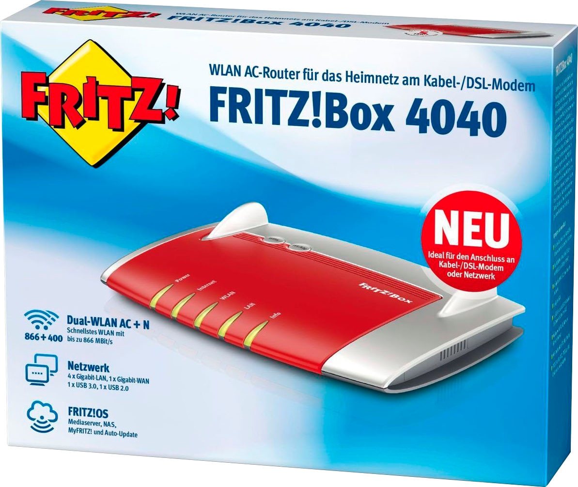 AVM WLAN-Router »FRITZ!Box 4040«, ohne Modem