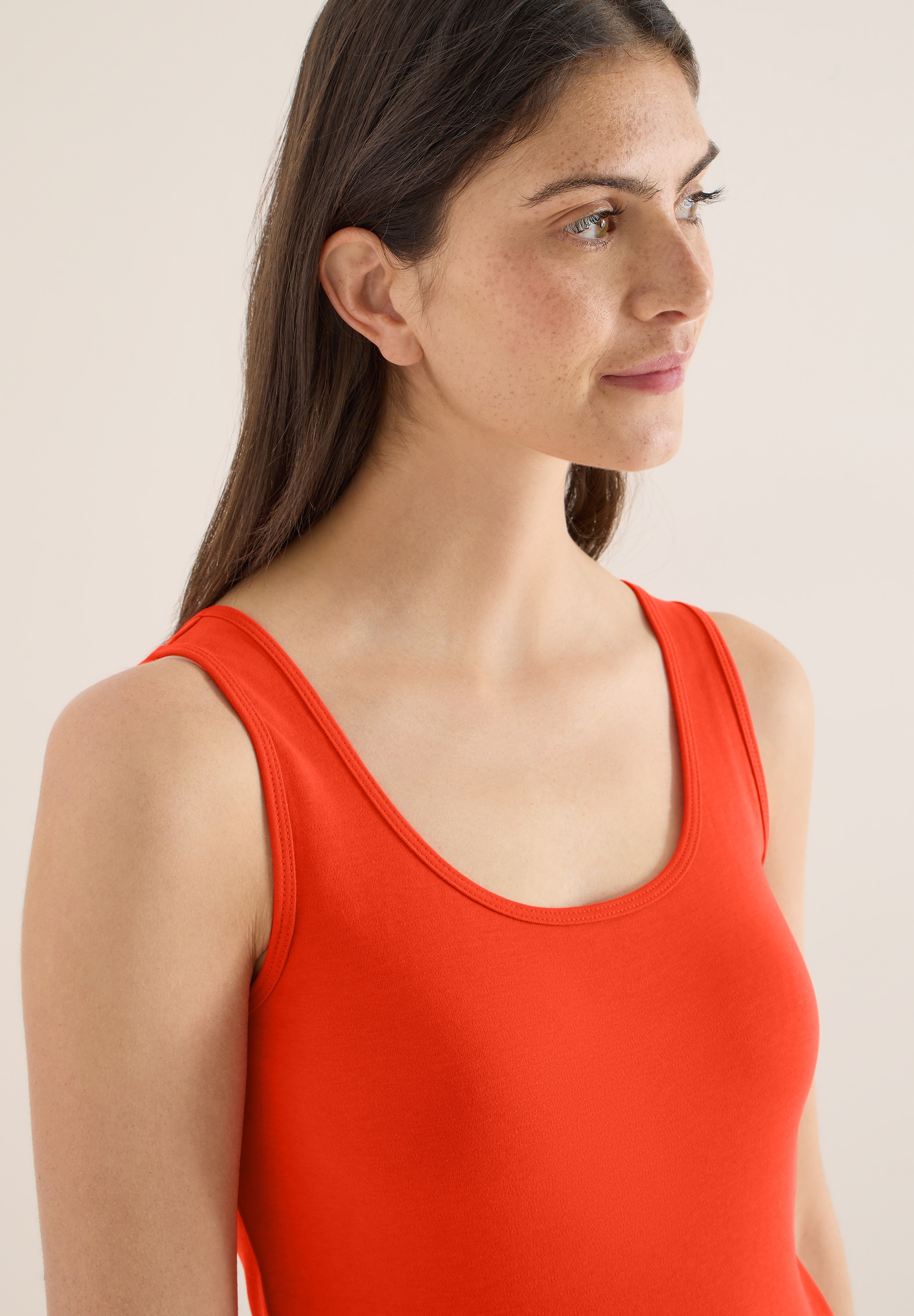 Cecil Shirttop »Style Linda« in Unifarbe