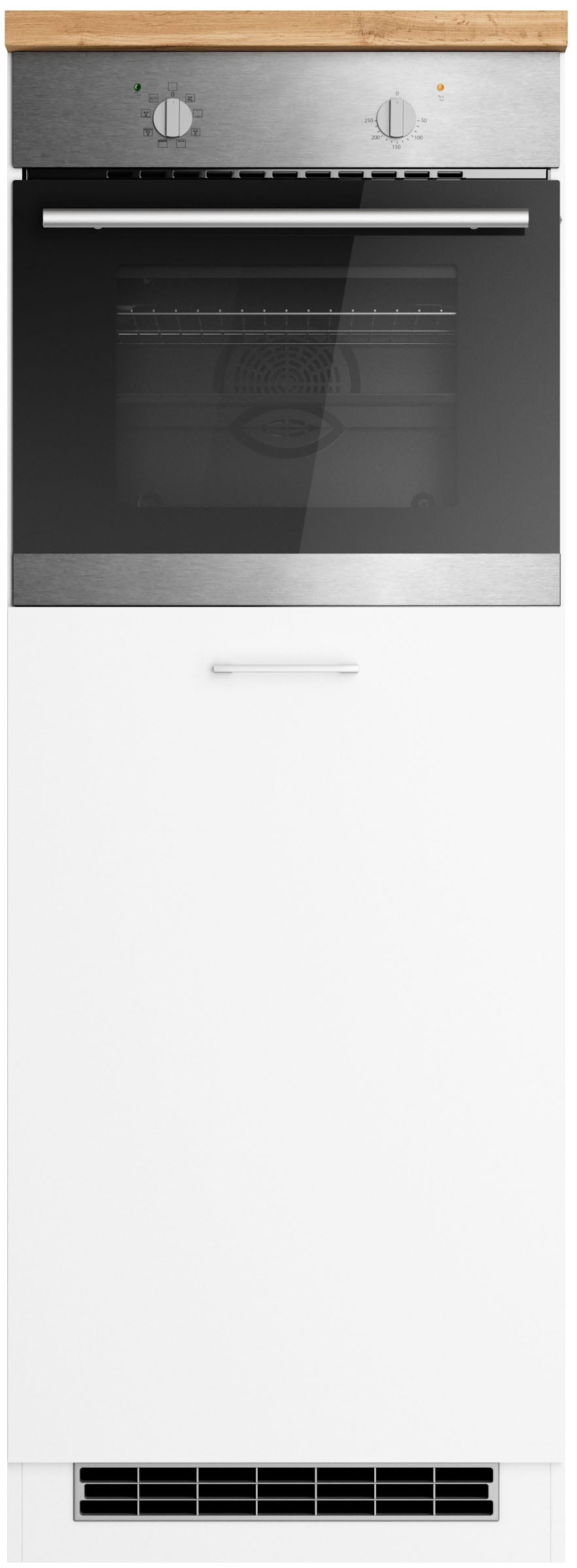 KOCHSTATION Backofenumbauschrank »KS-Milan« Ofenumbauschrank 60 cm, matte oder hochglänzende Fronten