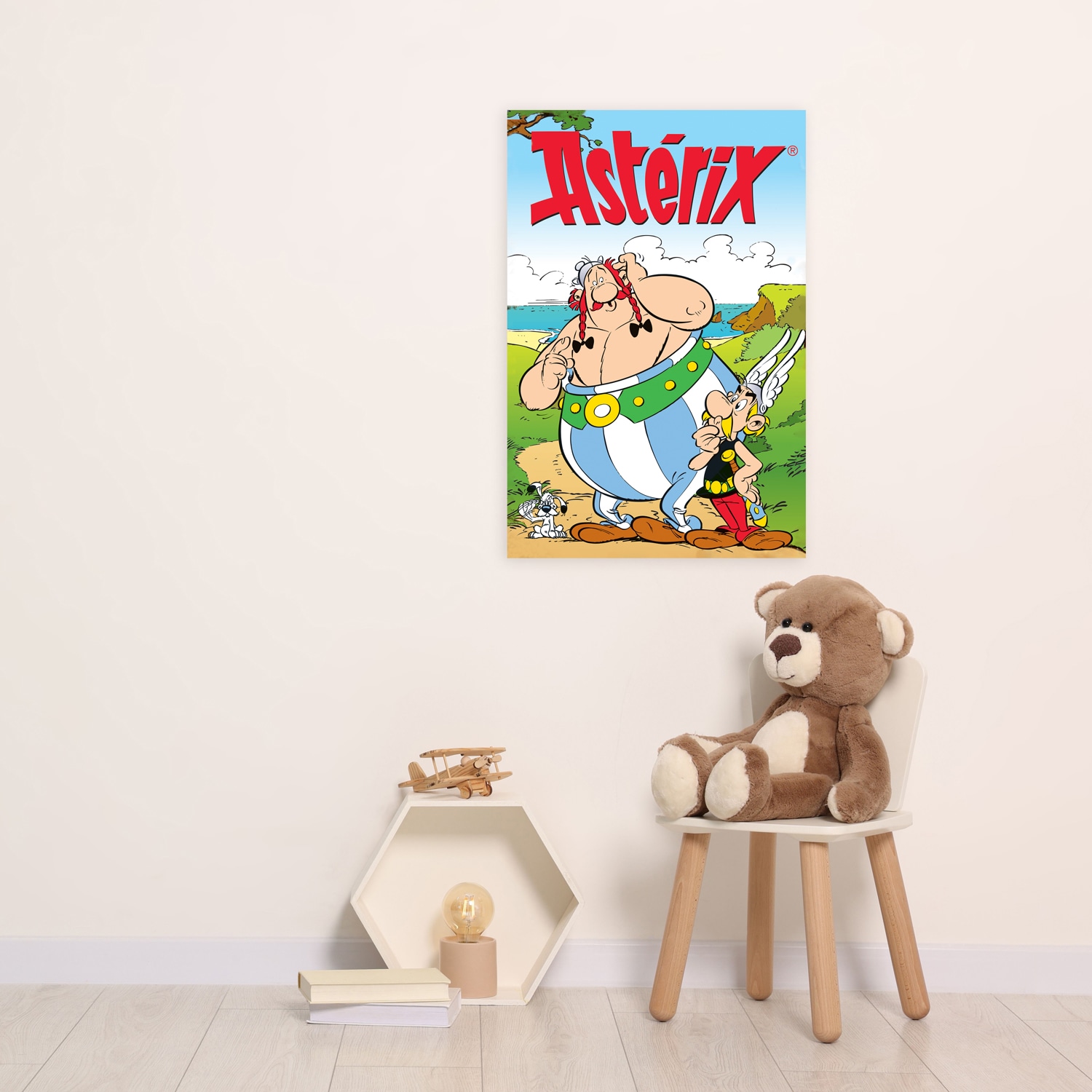 LuckyLinde Leinwandbild »Asterix, Obelix und Idefix II«, Cartoon-Comic-Fantasy-Figuren-Film-Filmfiguren, (1 St.), Canvasbild Wanddeko Bild zum Film "Kampf der Häuptlinge"