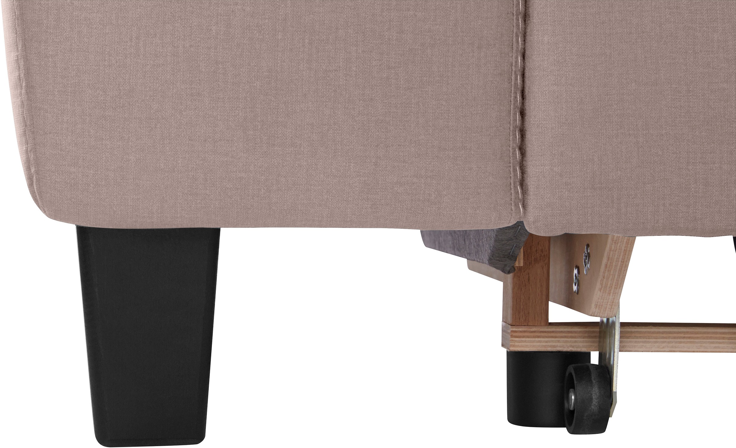 COTTA Ecksofa »Morven L-Form«, Inklusive Kopfteilverstellung, wahlweise mit Ladestation, Bettfunktion