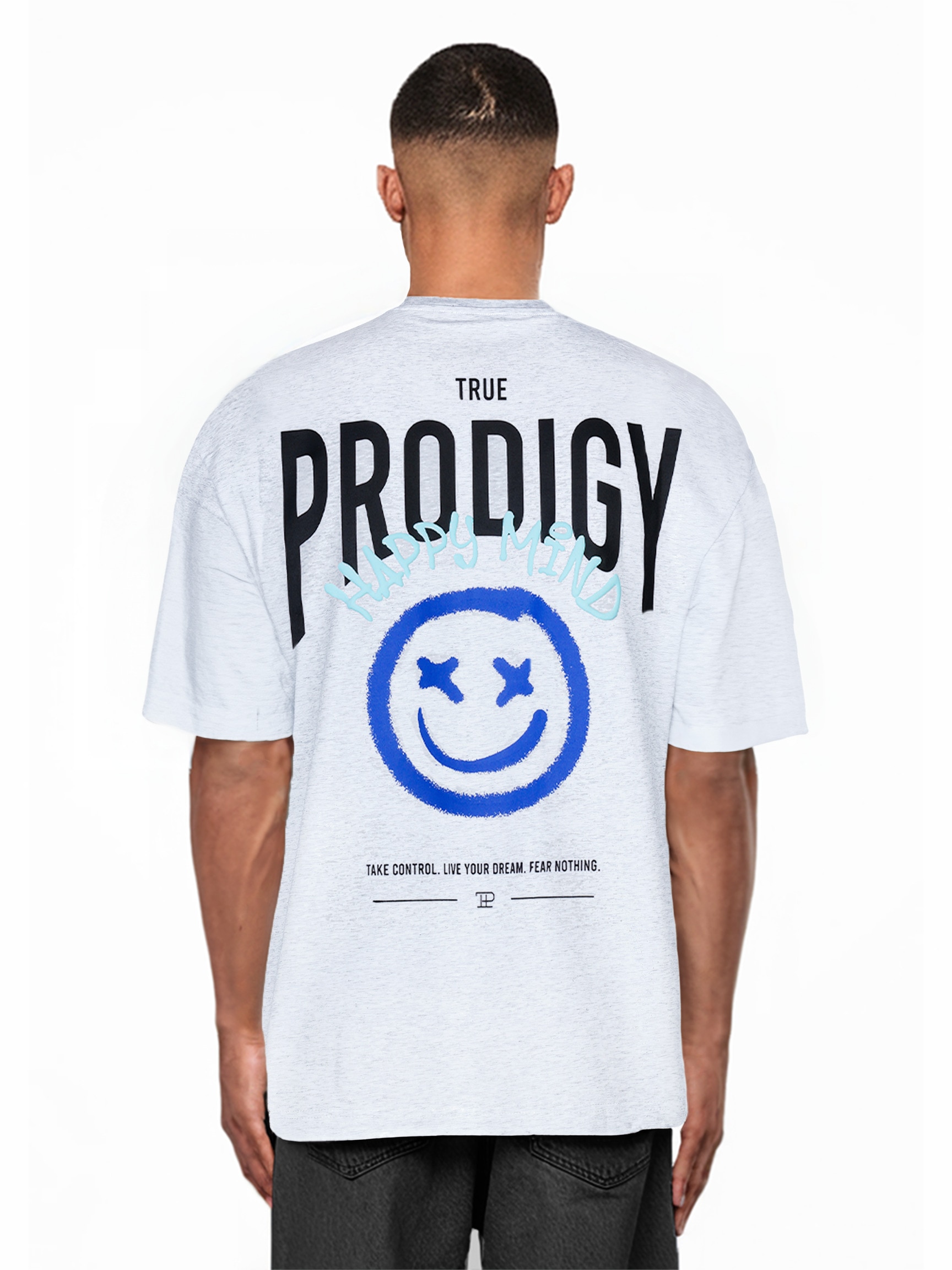 trueprodigy Oversize-Shirt »Hajin Logo Print Oversized Rundhals«