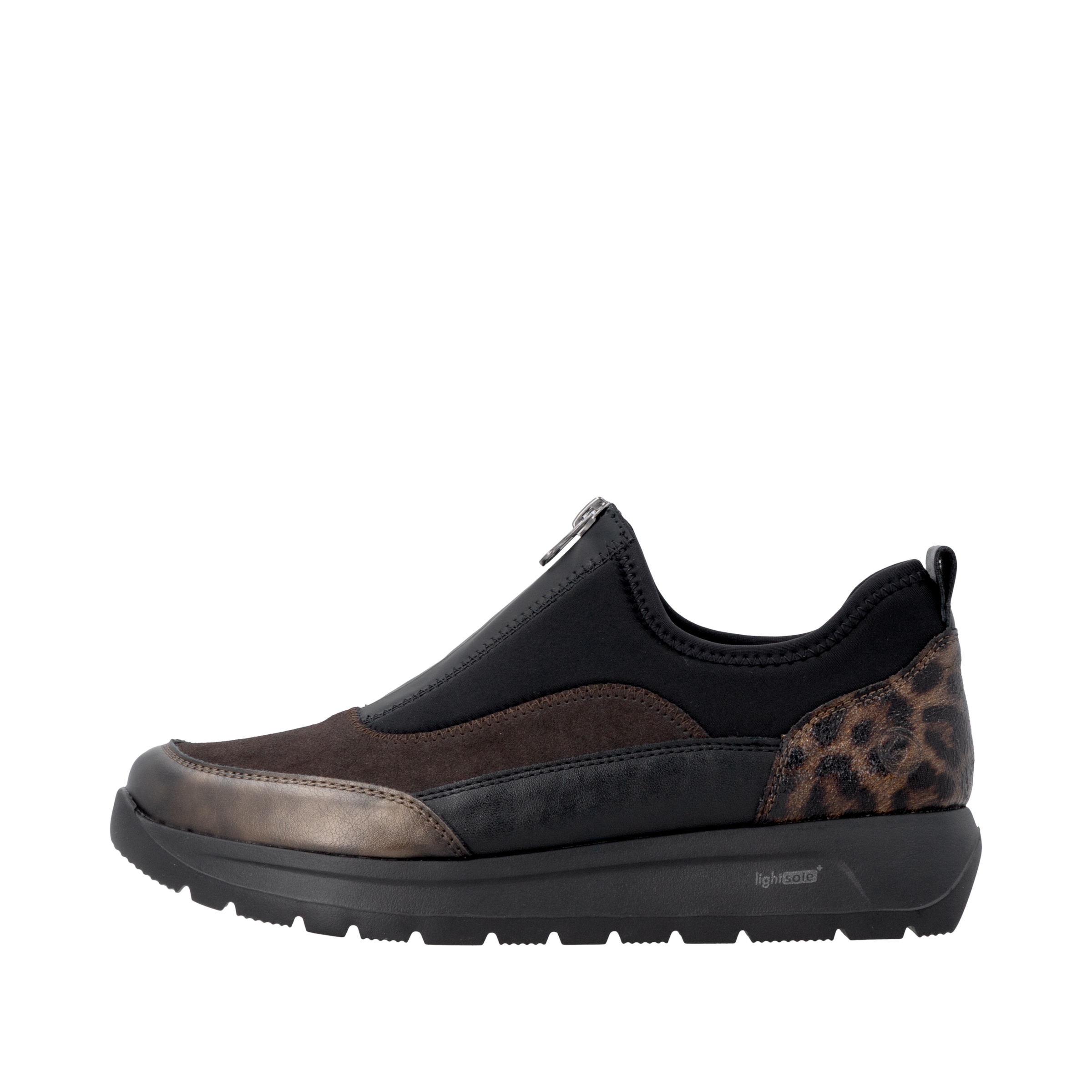 Remonte Slip-On Sneaker  Casual-Schlupfschuh, Slipper mit Reißverschluss vorne