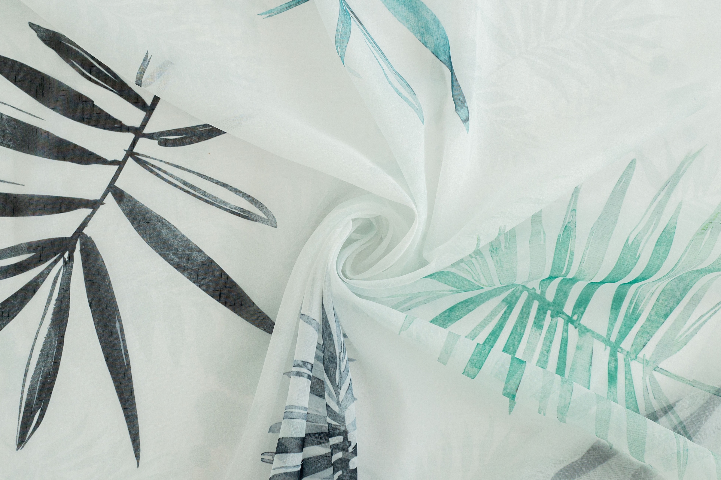 HOMING Gardine »Jane« Ösen 1 Stk. tlg. floral, Blumen, transparent, Wohnzimmer, Schlafzimmer