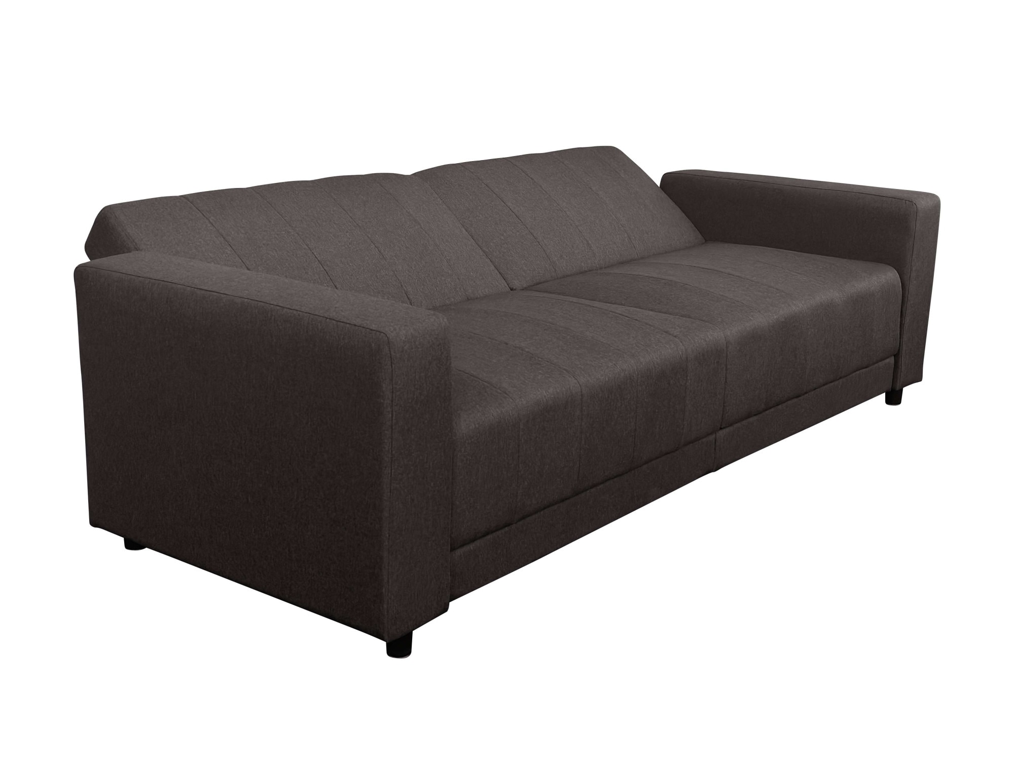 Dorel Home 3-Sitzer »Allie II Schlafsofa 225 cm«, Bett-Funktion (108/190cm), Rückenlehne 2-teilig, mit Steppung