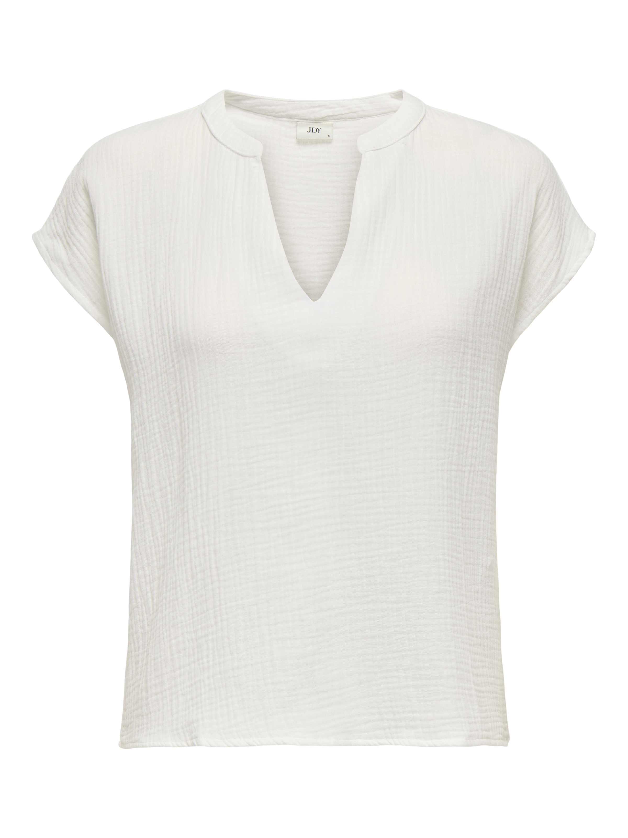 JDY Shirtbluse »JDYTHEIS LION LIFE S/S TOP WVN« weiche Musselin Baumwolle