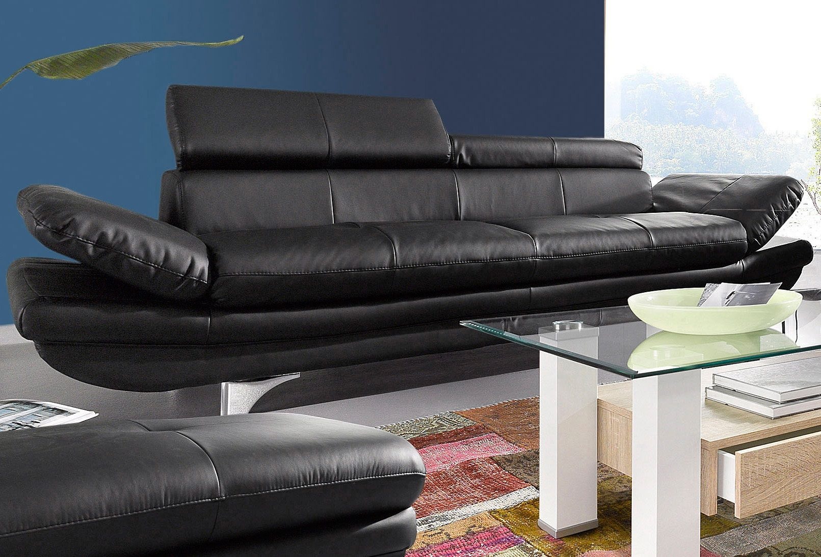 COTTA 3-Sitzer »Enterprise«, Big-Sofa, mit Armteilverstellung & Kopfteilverstellung
