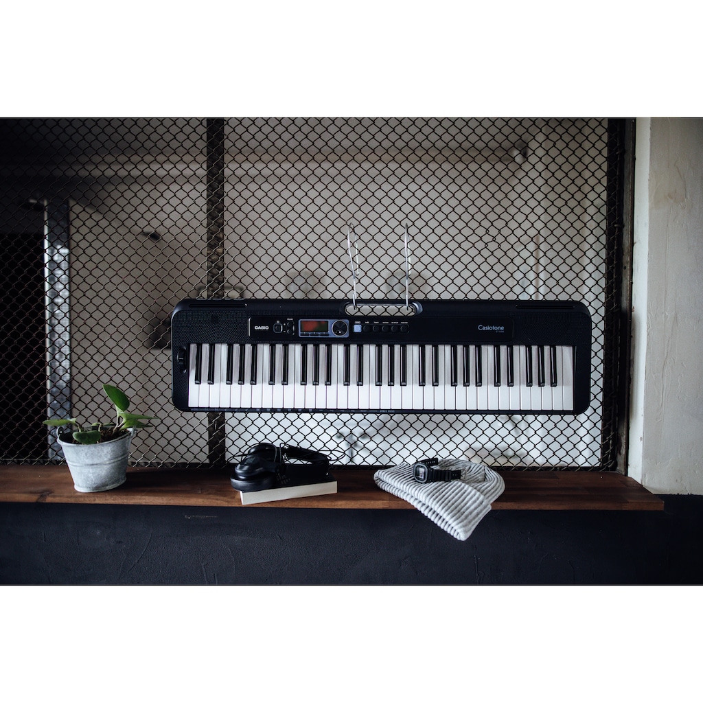 CASIO Home-Keyboard »CT-S300«, (Set, 2 St.), inkl. Keyboardstativ