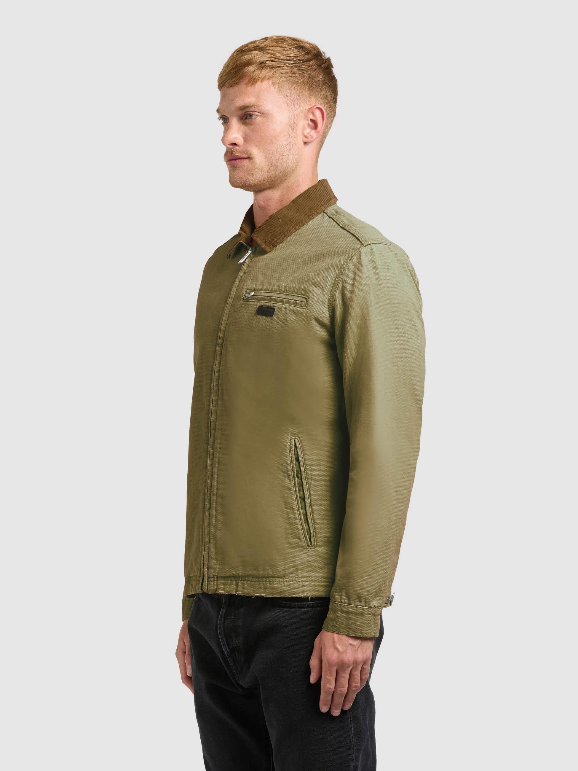 khujo Hemdjacke »Blousonjacke Deddy« ohne Kapuze Modische Herren Jacke mit Kordkragen