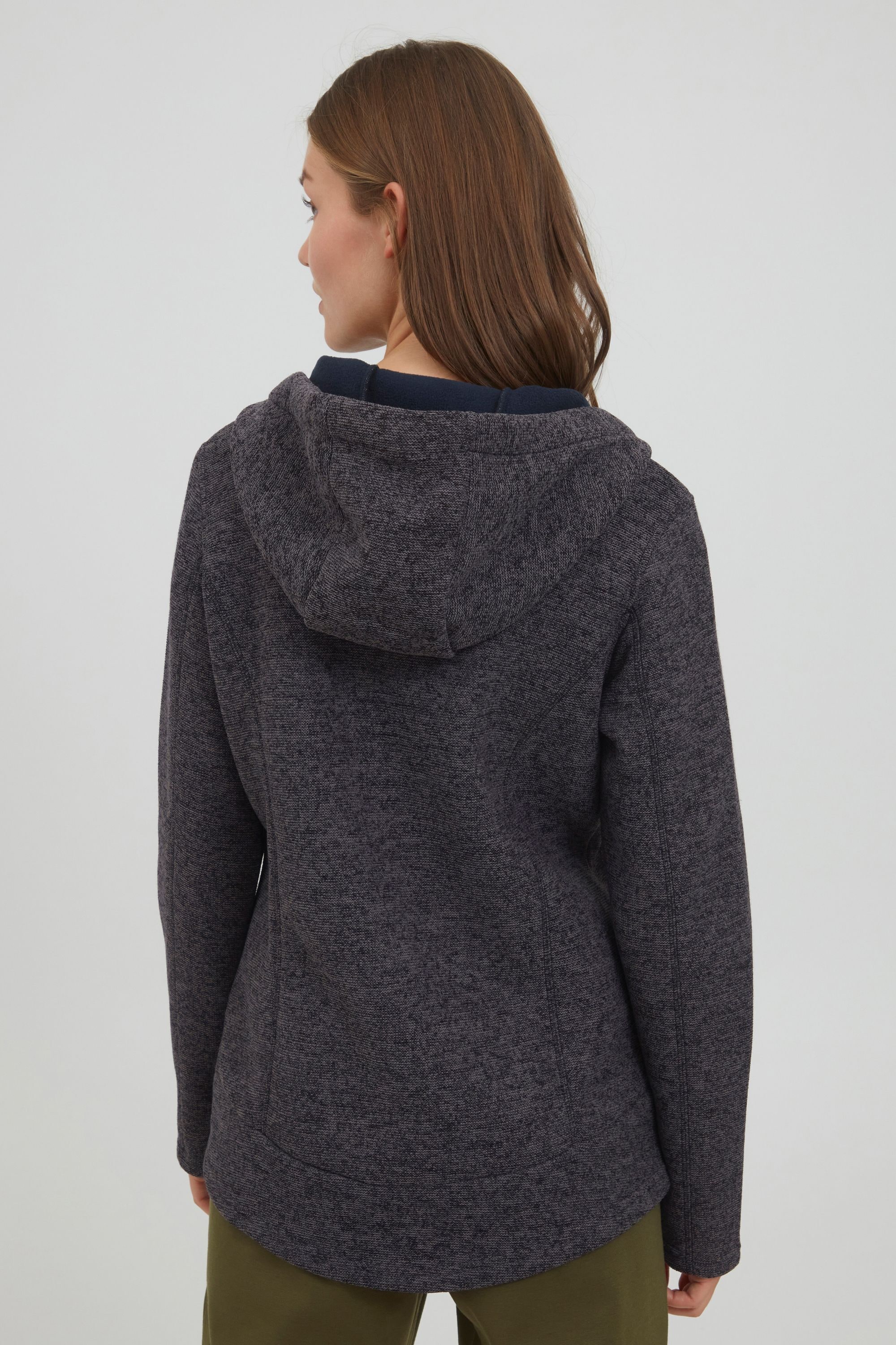 OXMO Kapuzenfleecejacke »Kapuzensweatjacke OXFia«