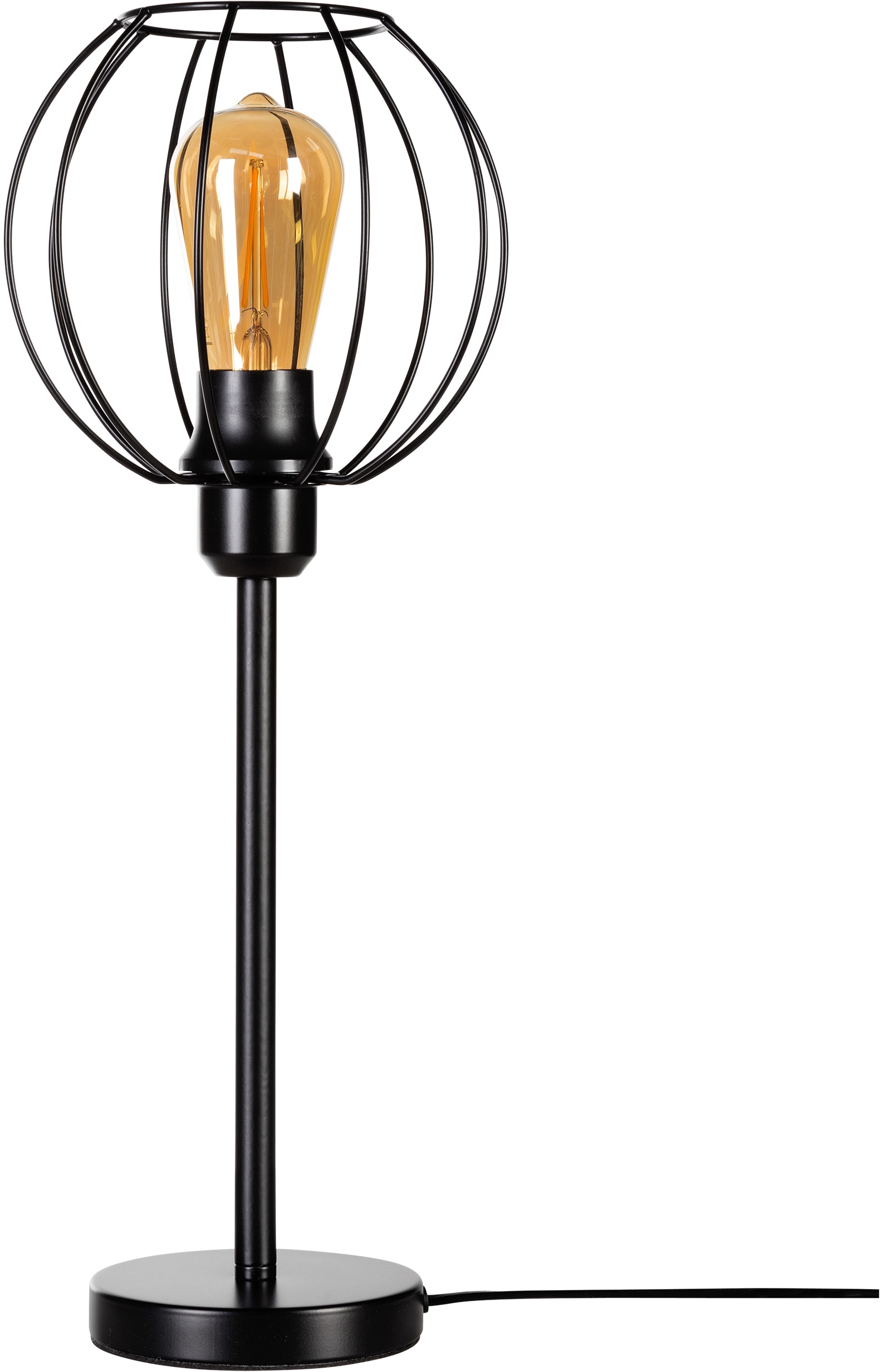 BRITOP LIGHTING Tischleuchte »Coop«, 1 flammig-flammig, Dekorative Leuchte aus Metall, passende LM E27 / exkl., Made in Europe