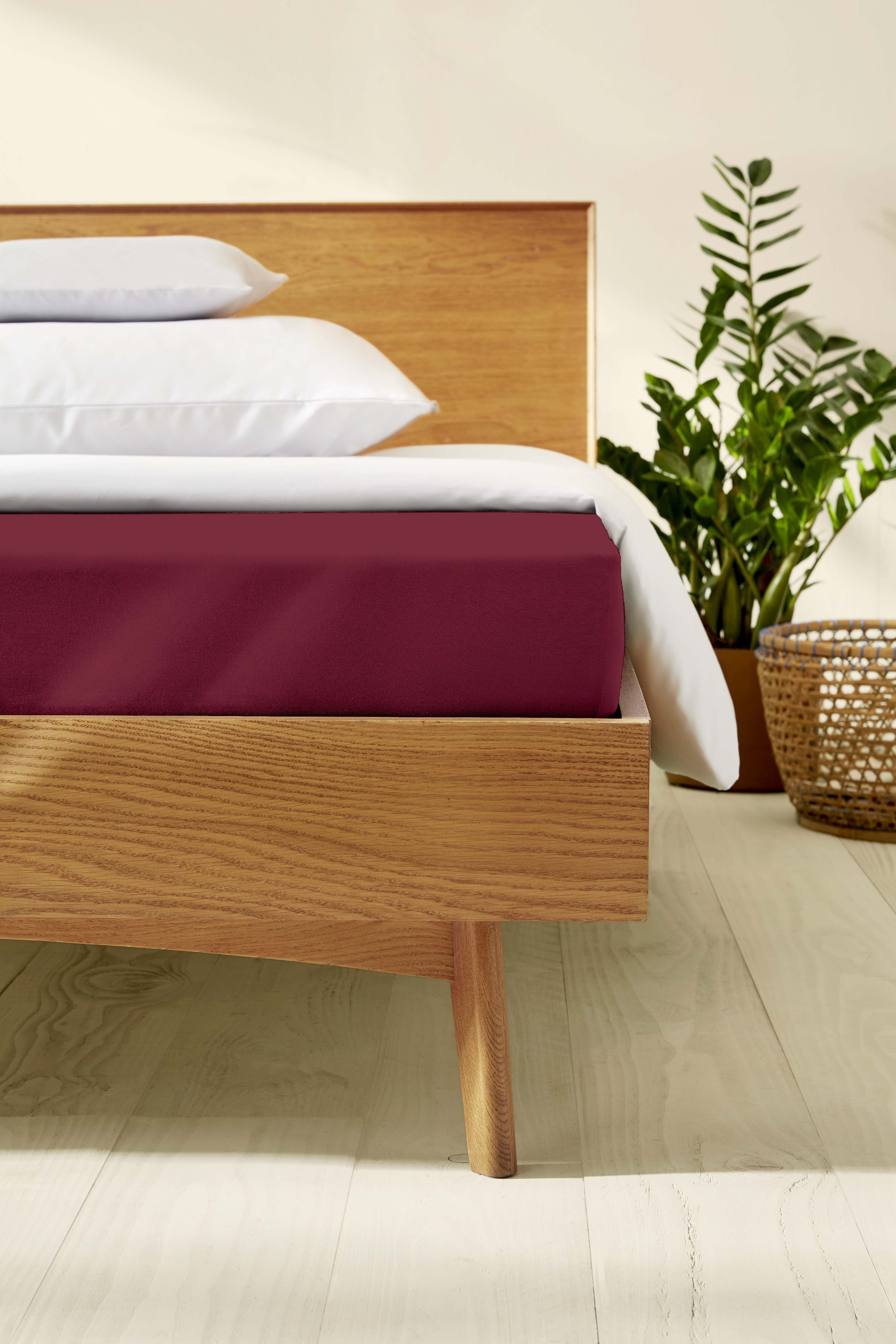 Kaeppel Spannbettlaken »Single Jersey Mako Cotton«, Bettlaken aus 100% Baumwolle
