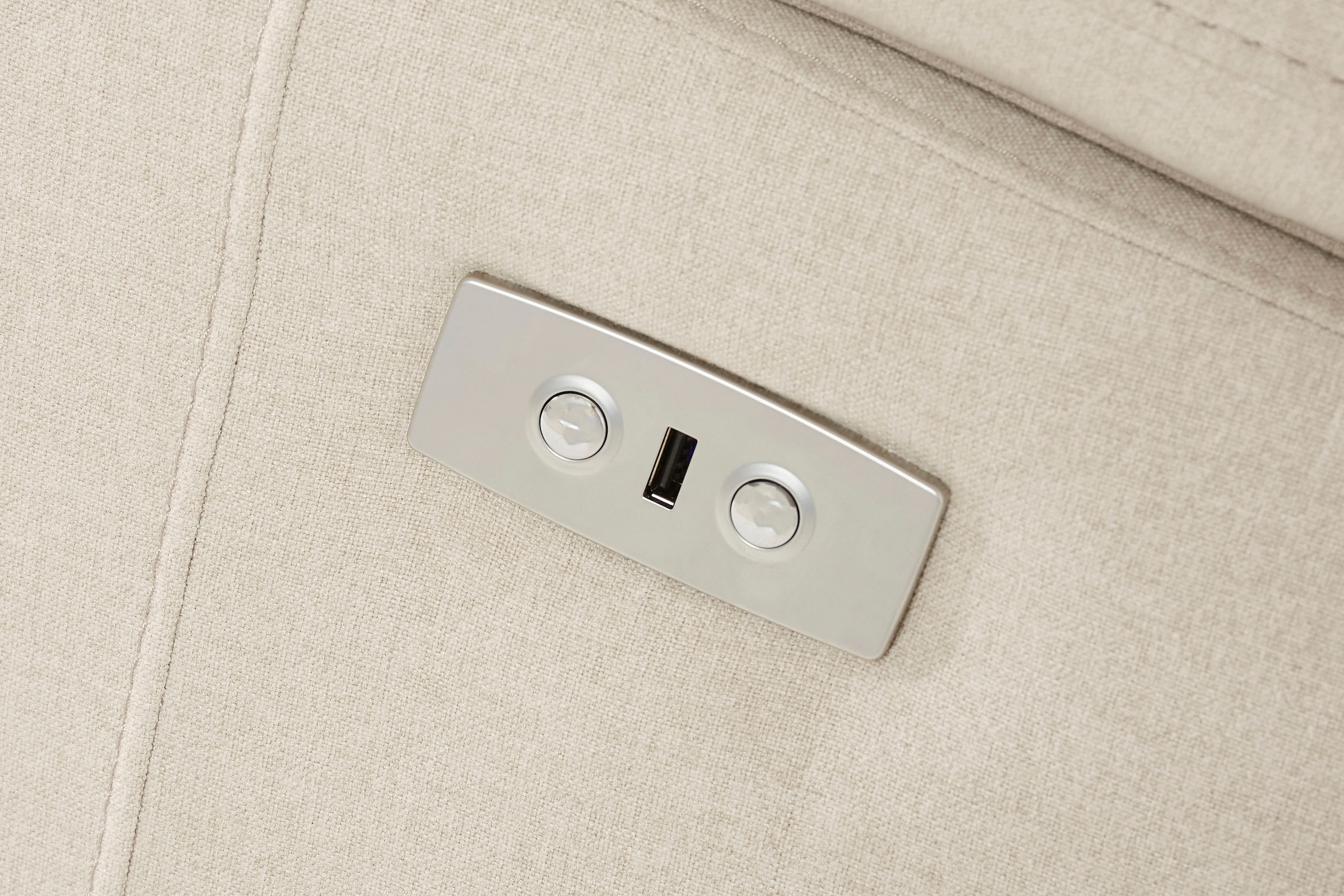 Places of Style Ecksofa »Kilado, L-Form,«, mit Relaxfunktion, verstellbarer Armlehne, Kopfteilverstellung
