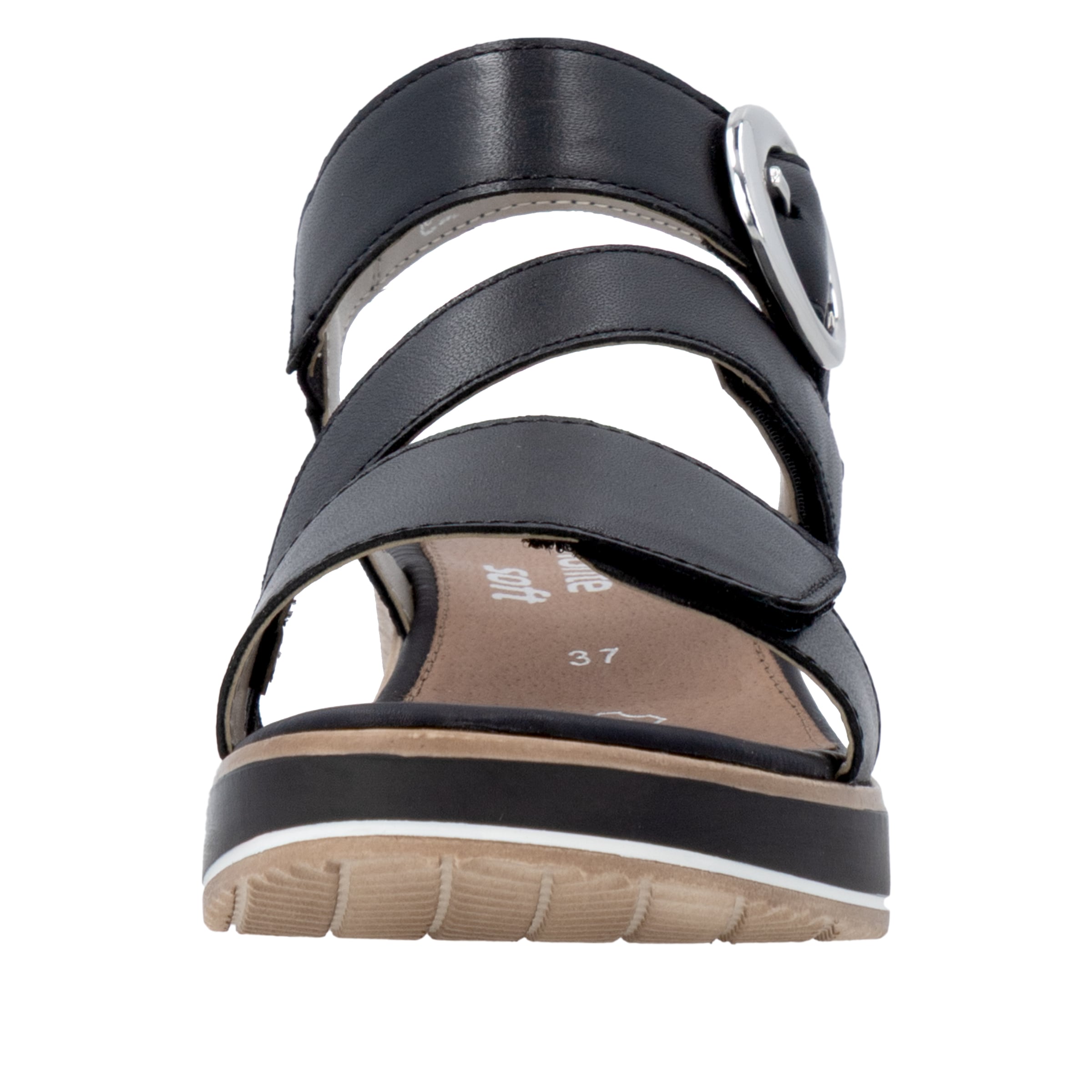 Remonte Keilsandalette  Sommerschuh, Riemchensandale mit praktischen Klettverschlüssen