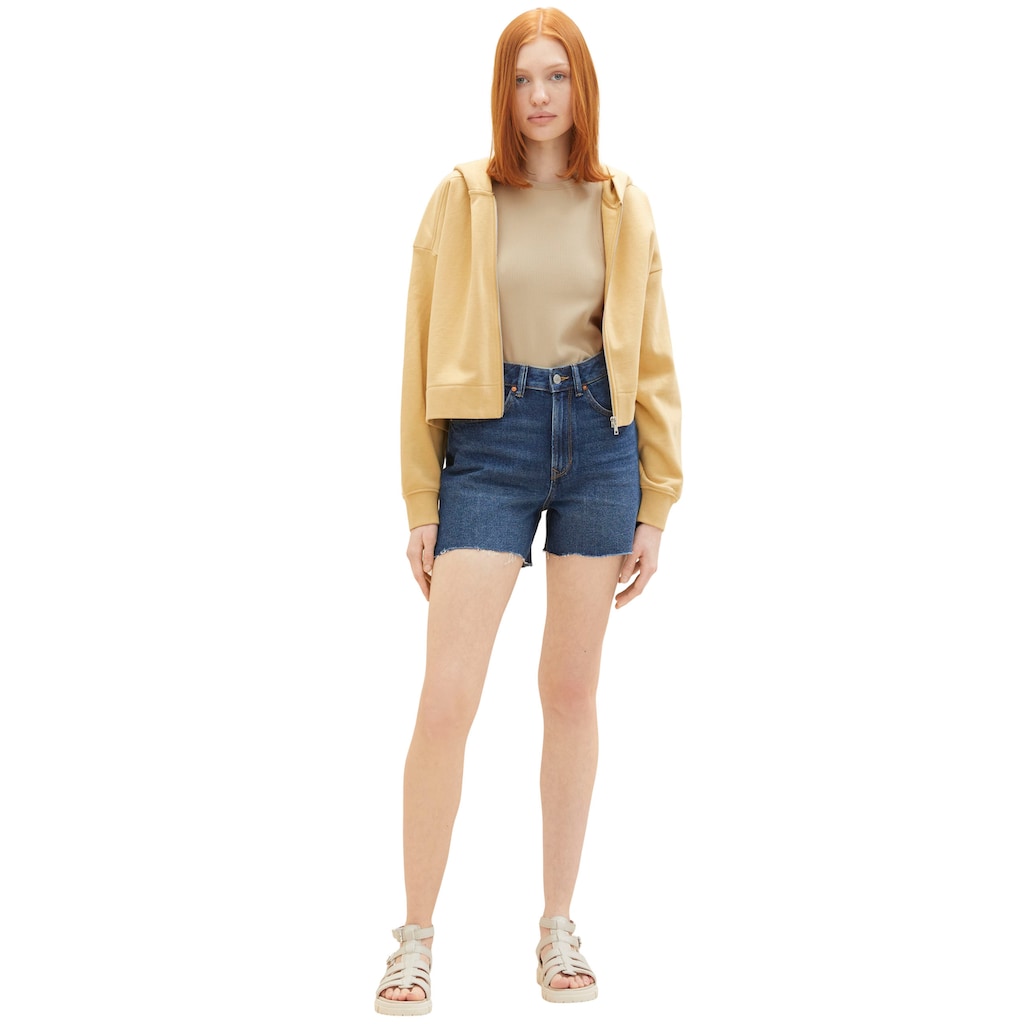 TOM TAILOR Denim Jeansshorts, mit Used Look und Waschung