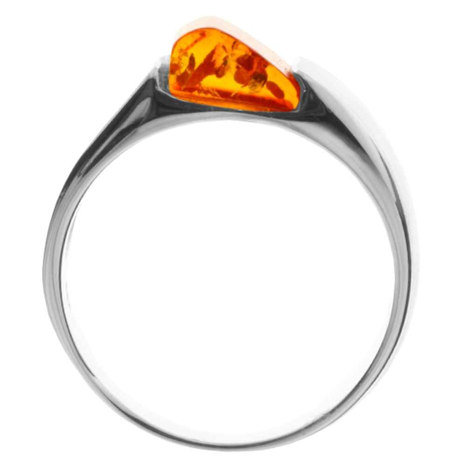 OSTSEE-SCHMUCK Fingerring »- Marja - Silber 925/000 - Bernstein«