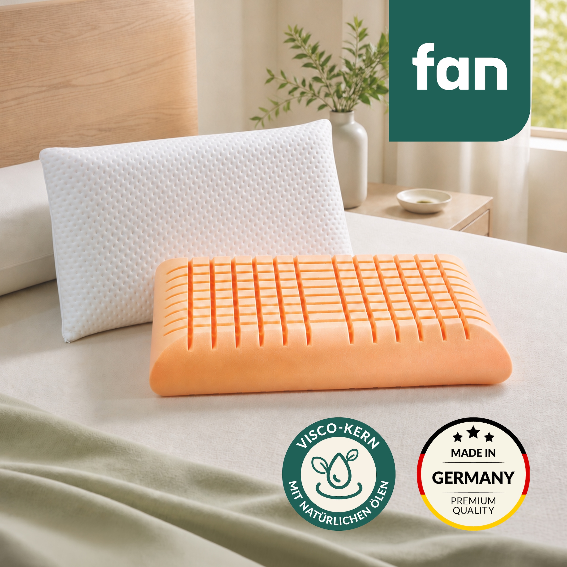 fan Medisan Soja Dream Nackenkissen mit Viscose Kern