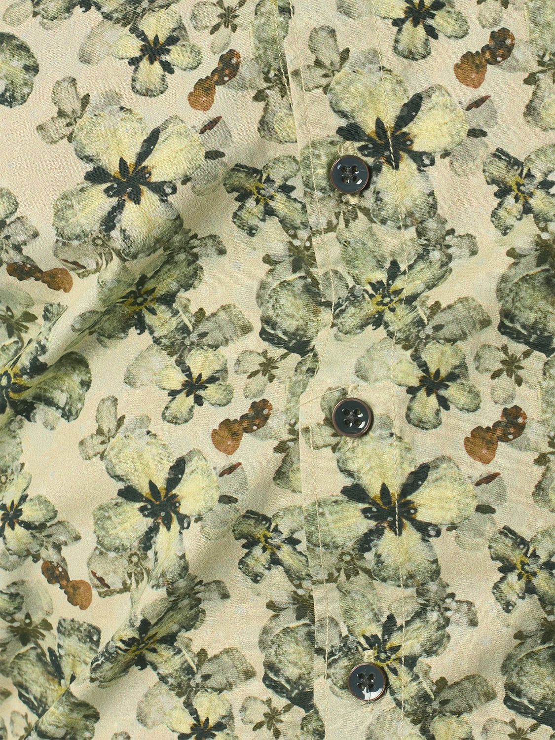 NO EXCESS Langarmhemd mit All-Over Print