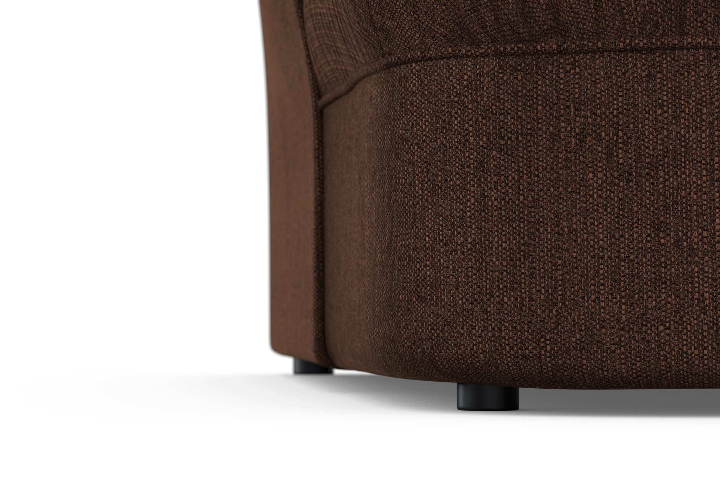 DOMO collection Ecksofa »Pegnitz, elegante Rückensteppung, kompakte Stellmaße 238/141cm, L-Form«, wahlweise mit Bettfunktion