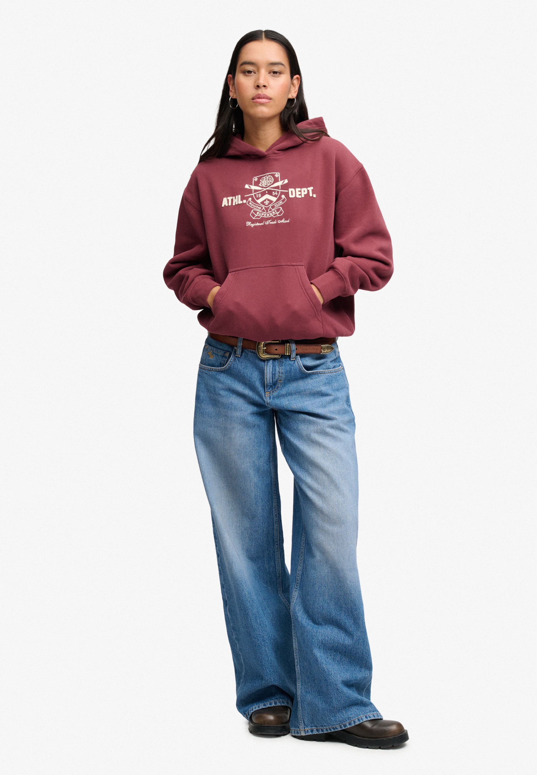 Superdry Kapuzensweatshirt »COUNTRY CLUB HOOD«, Baumwollmischung, relaxed fit

