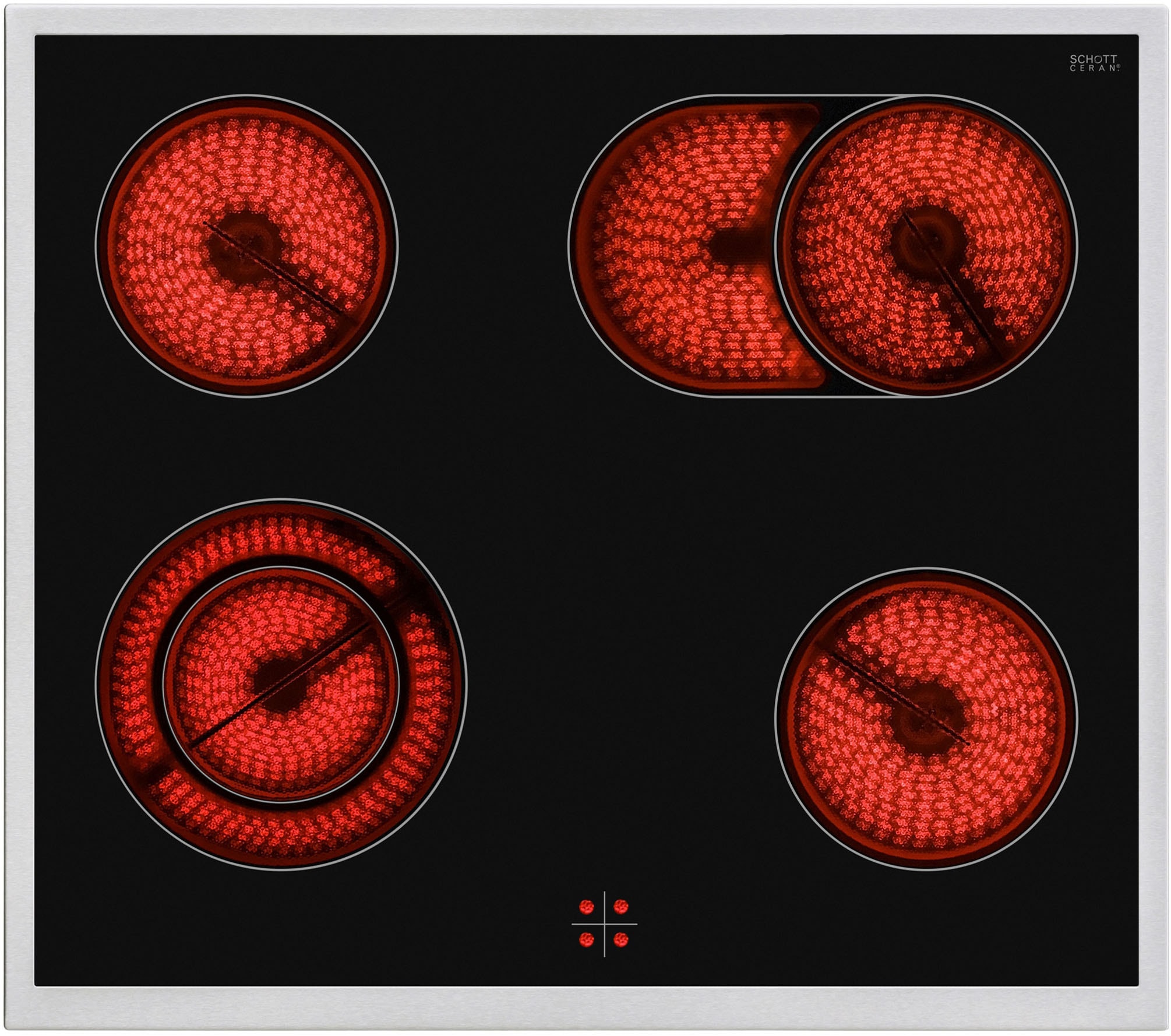 Samsung Elektro-Herd-Set »NB69R2300RS« mit 1-fach-Teleskopauszug Herd-Set mit SCHOTT CERAN® Kochfläche