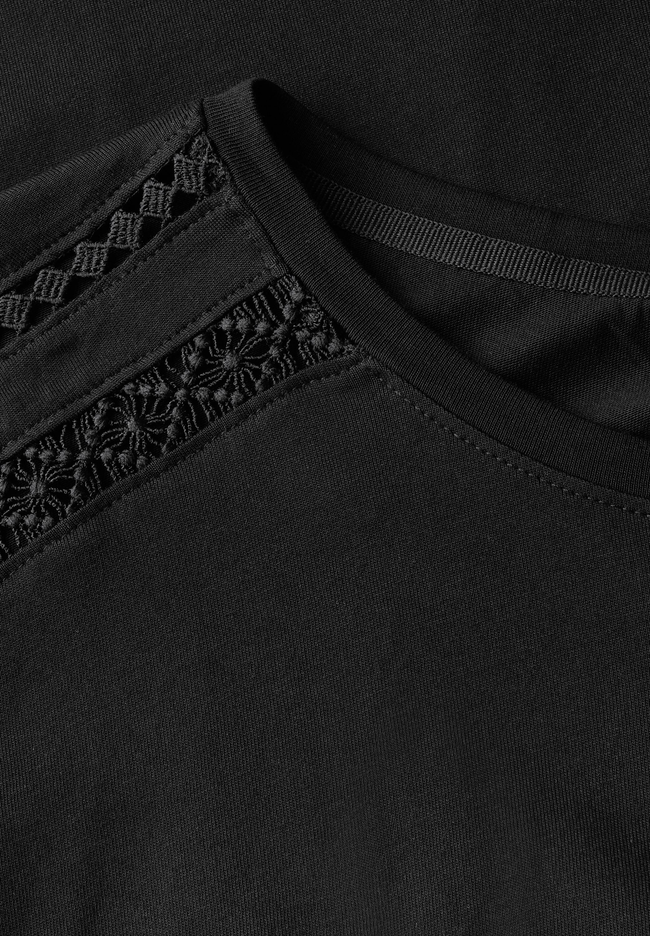 STREET ONE T-Shirt, mit Häkeldetails