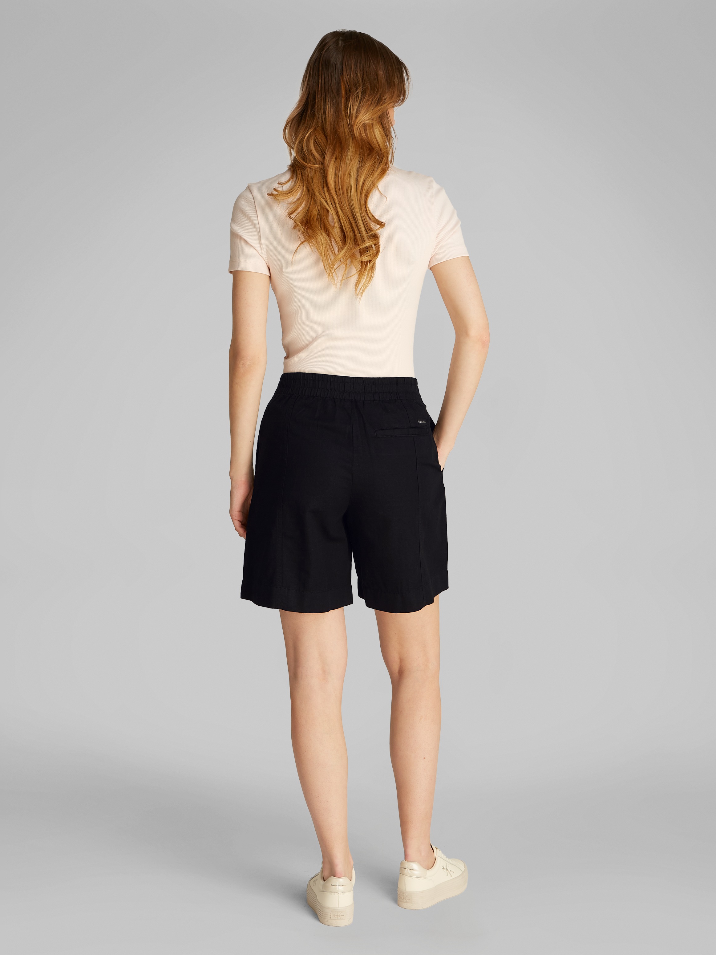 Calvin Klein Jeans Bermudas »SOFT LINEN SHORT«, im Bermuda-Stil