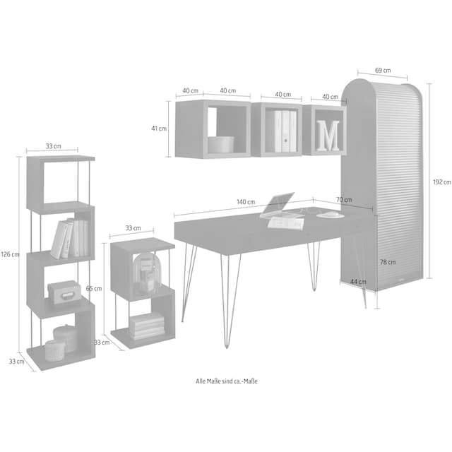 Mäusbacher Büro-Set »Big System Office«, (7 St.) auf Raten kaufen