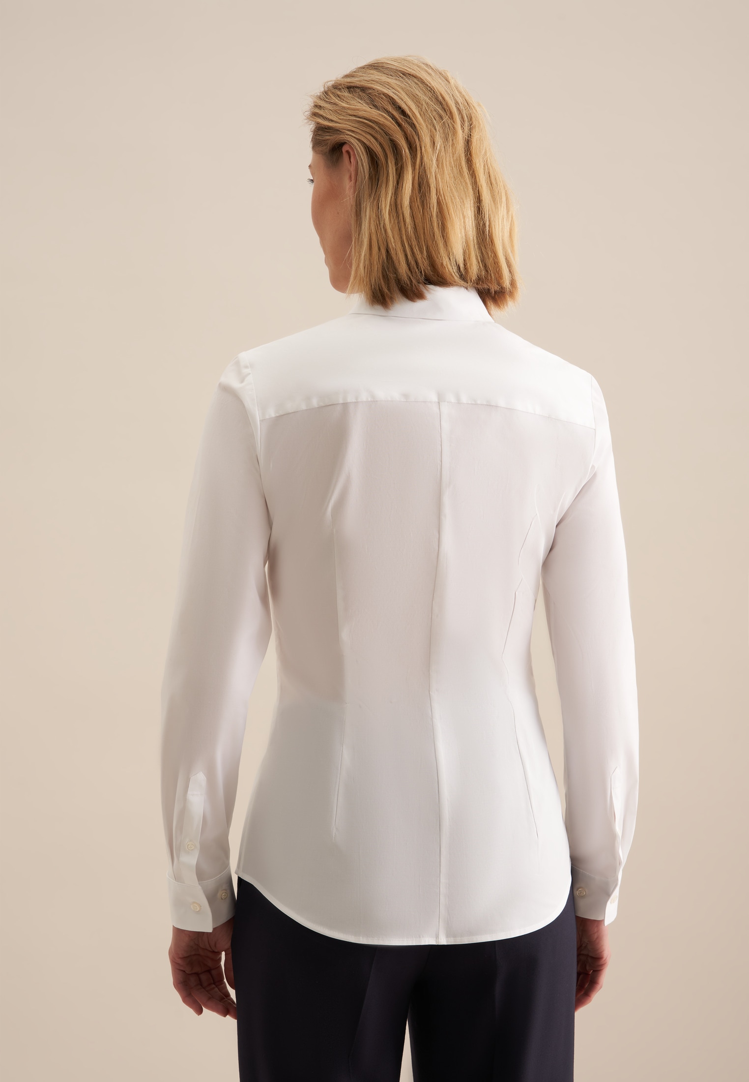 seidensticker Hemdbluse, Kragen Uni