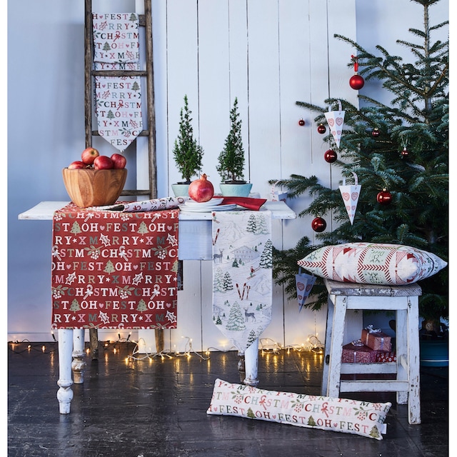 Winterwelt, Mitteldecke online 1 »2500 Weihnachten«, kaufen Weihnachtsdeko, St.) ( APELT Gobelin,