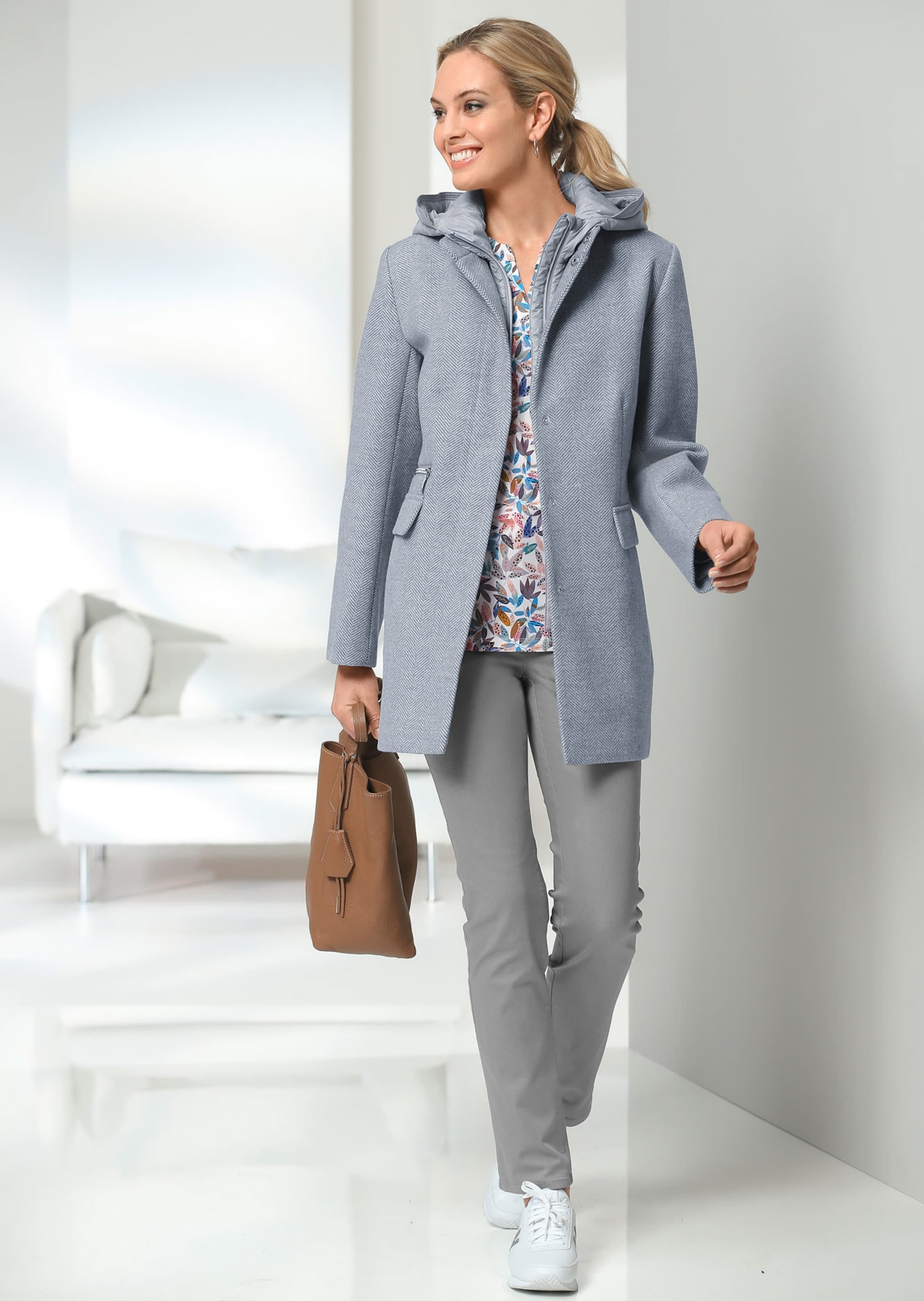 GOLDNER Langmantel »Mantel mit herausnehmbarem Steppfutter« Ohne