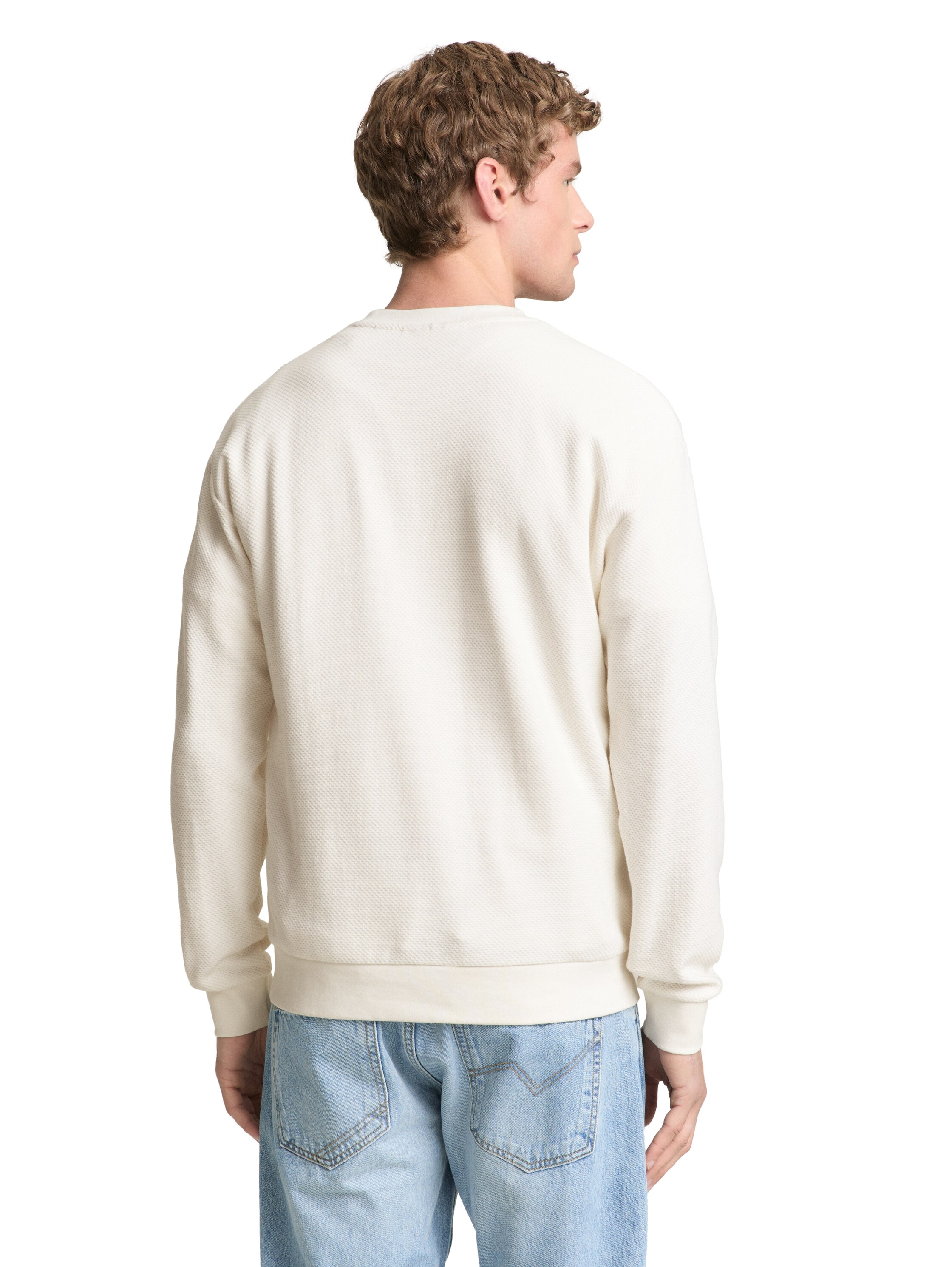TOM TAILOR Denim Sweatshirt , mit Logo Stickerei

