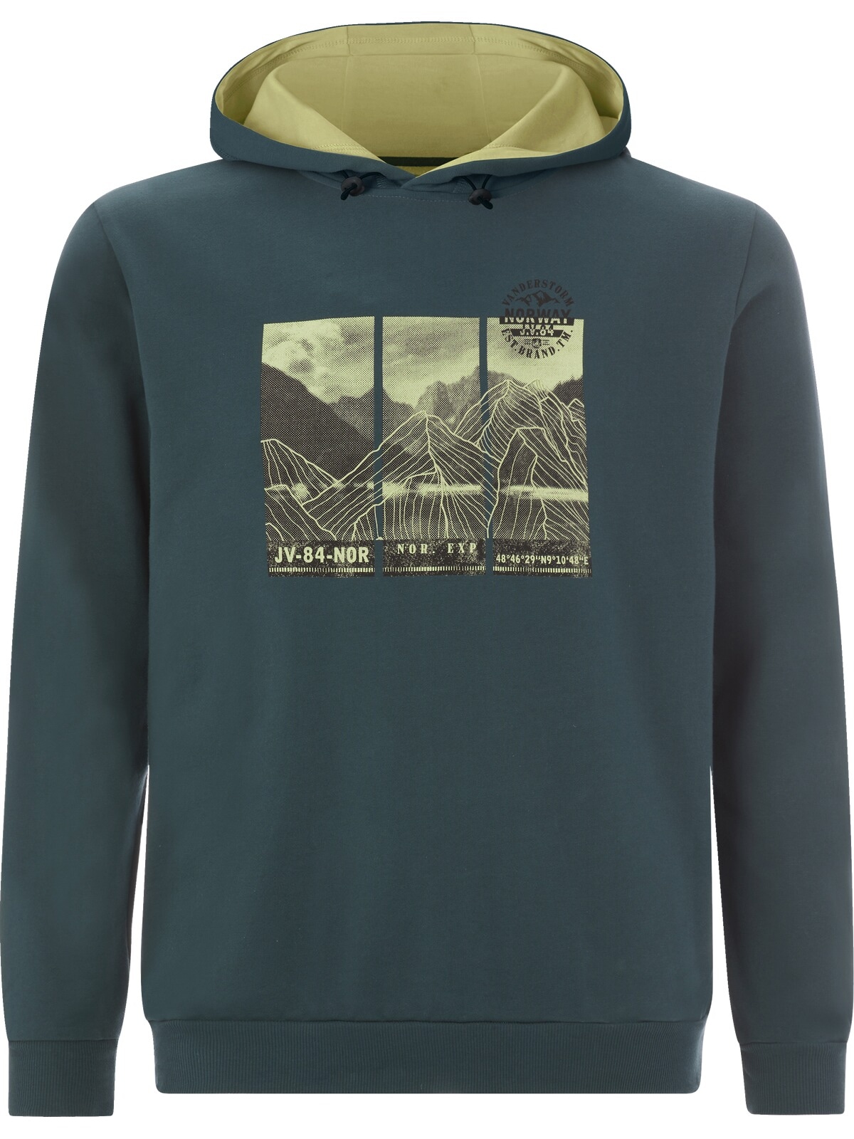 Jan Vanderstorm Kapuzensweatshirt »Sweatshirt JIRI«, (1 tlg.), mit verstellbarer Kapuze