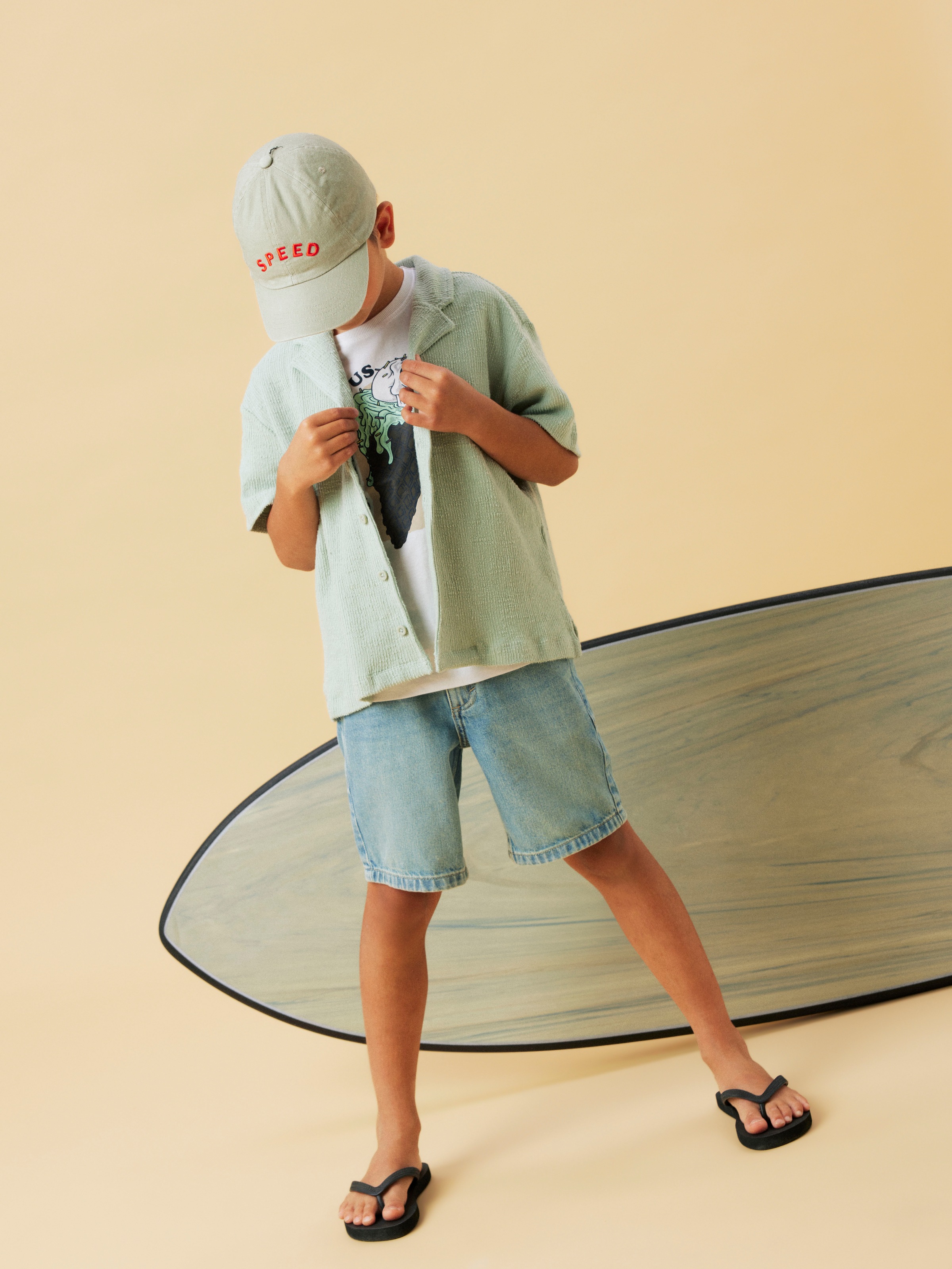 Name It Jeansshorts »NKMRYAN REG L DNM SHORTS 6750-DM NOOS« Baumwolle