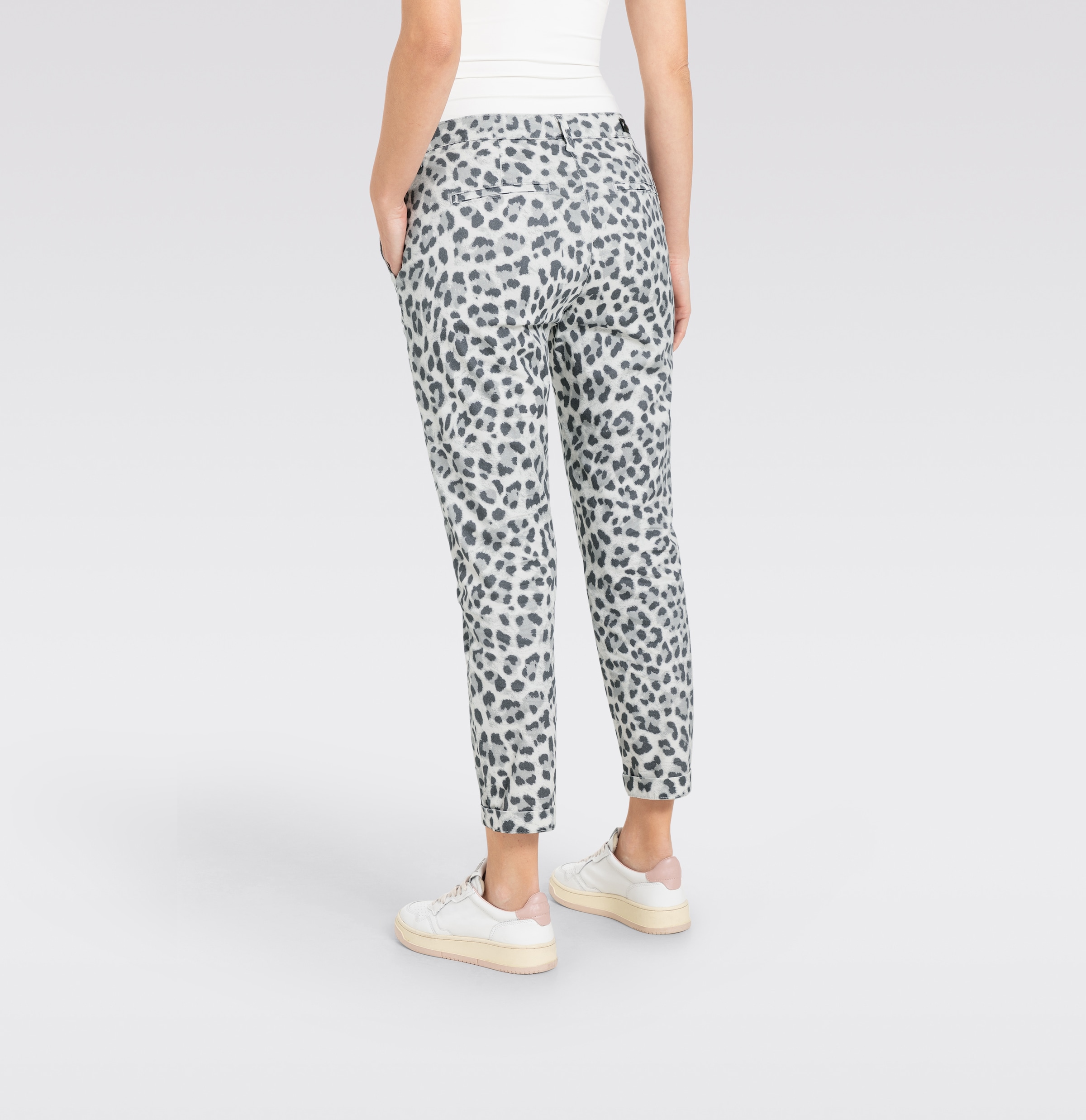 MAC Chinohose »CHINO turn up«  mit dezentem Glanz, elegant und sportiv zugleich