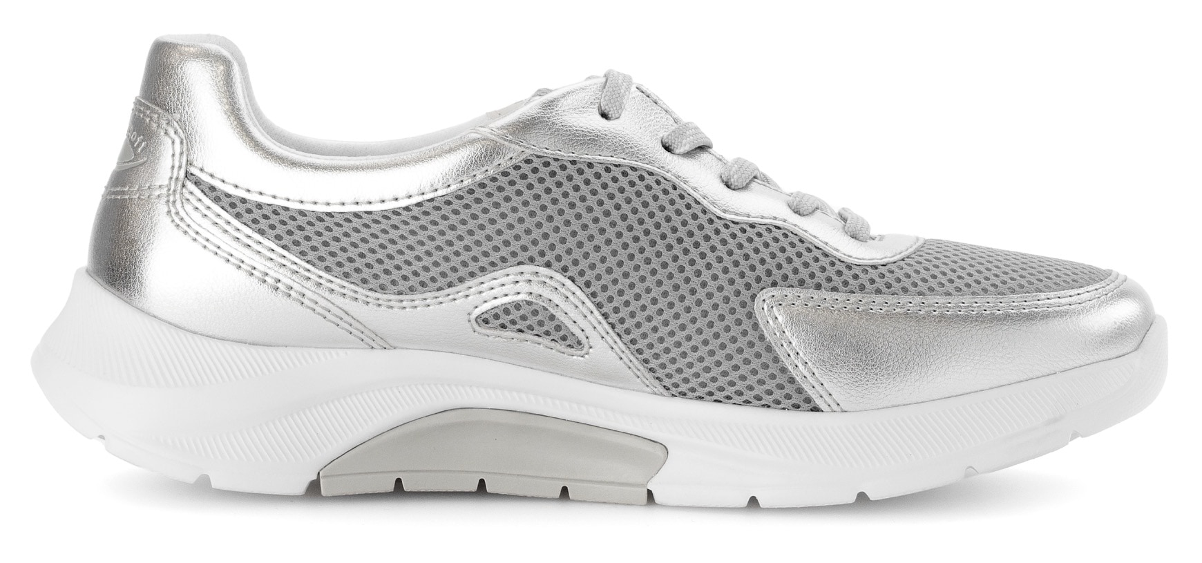 Gabor Rollingsoft Keilsneaker, Freizeitschuh, Halbschuh, Schnürschuh mit Wechselfußbett