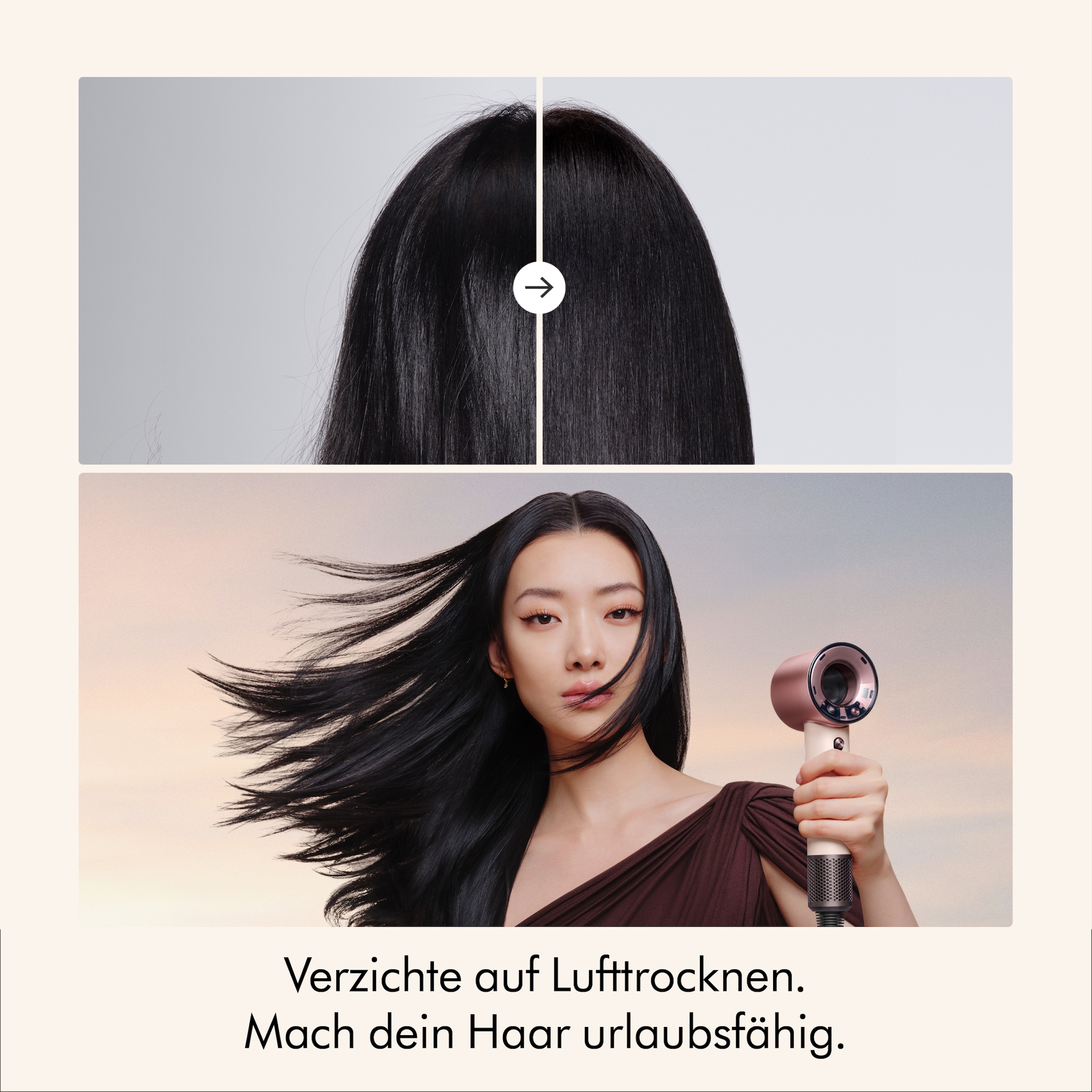 DYSON Haartrockner »Supersonic™ Travel« 1.200 W 1 Aufsätze perfekt für unterwegs, intelligente Temperaturregulierung