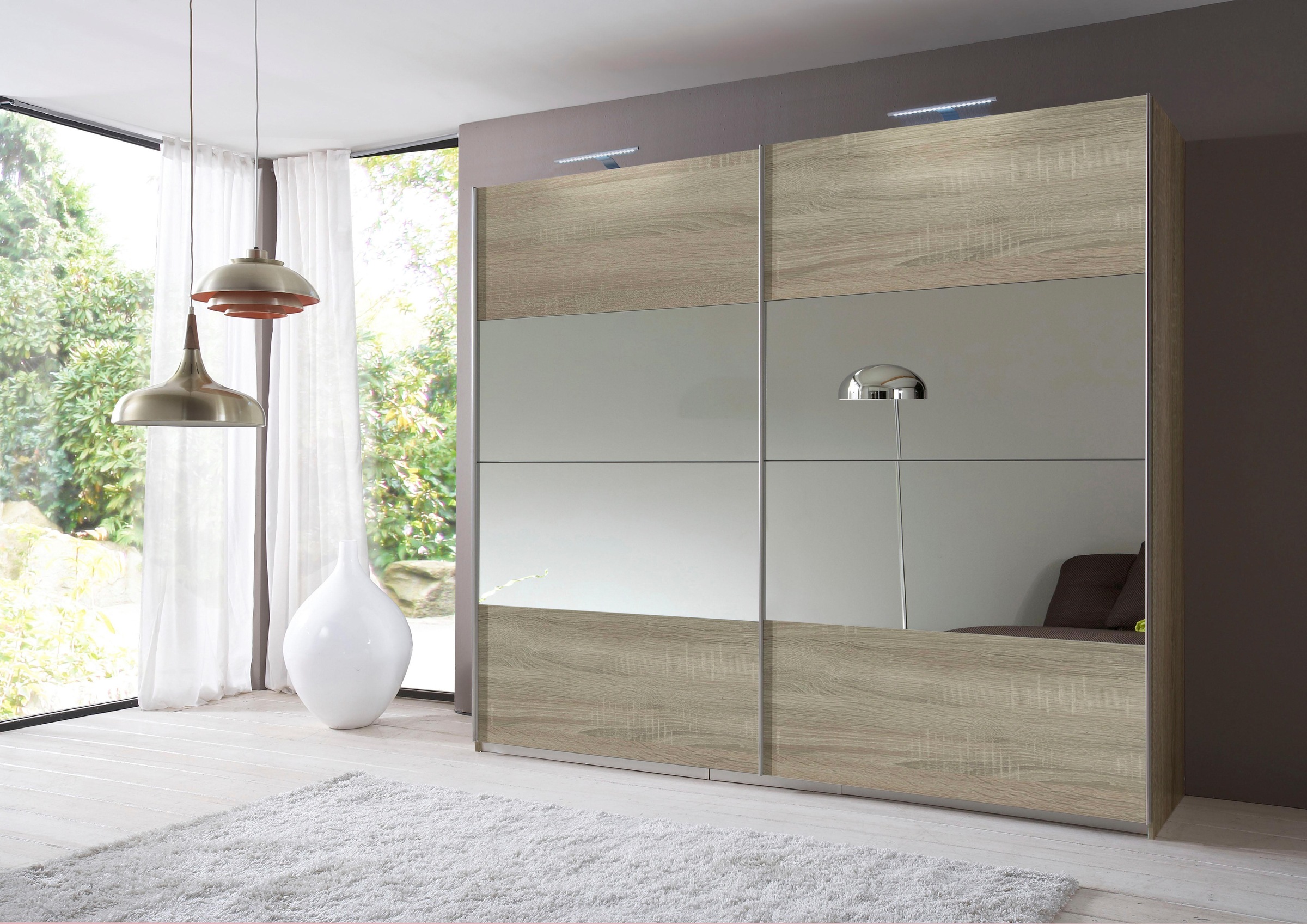 Wimex Schwebetürenschrank »Easy«, mit Teilspiegel