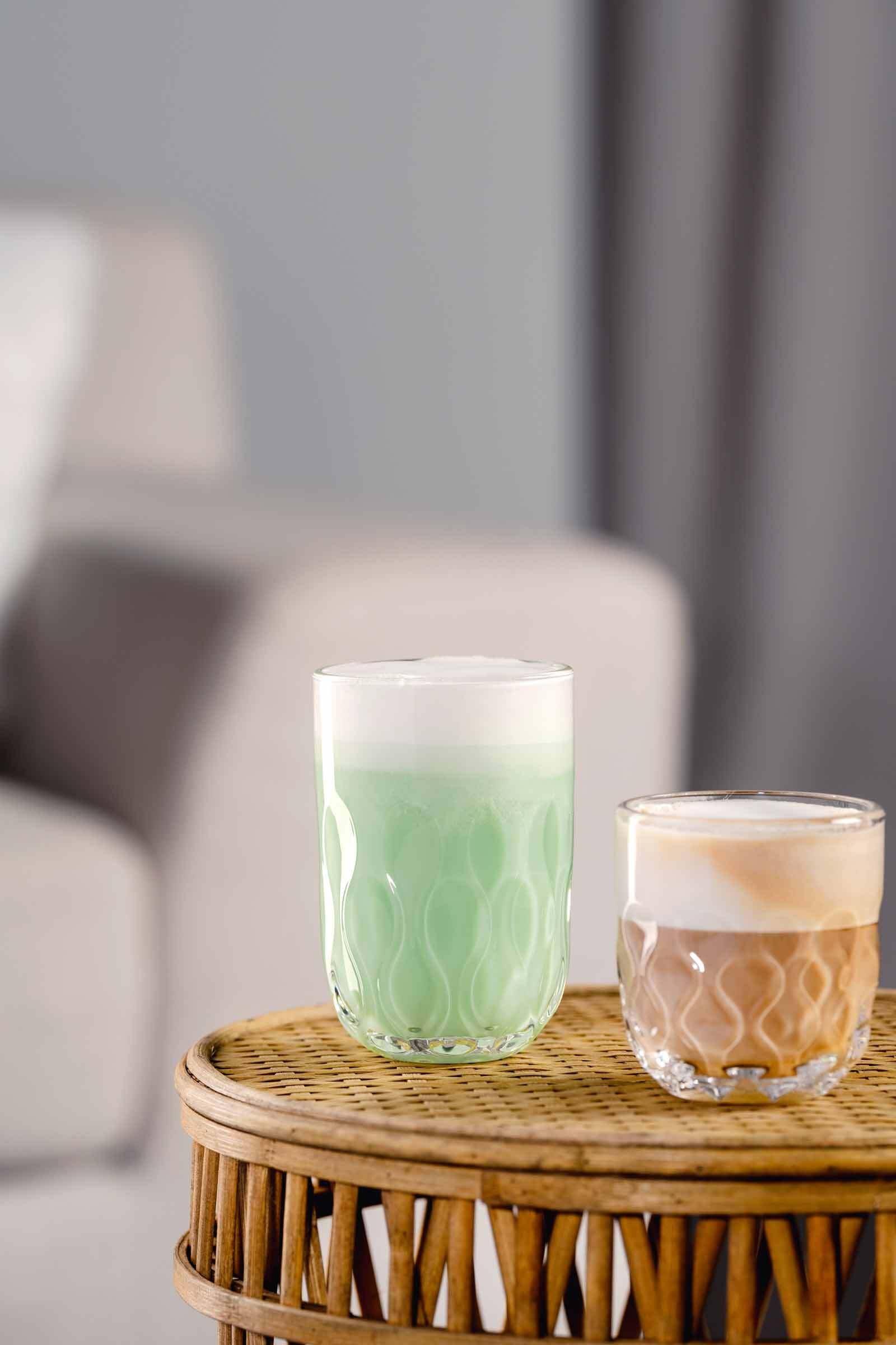 LEONARDO Latte-Macchiato-Glas »Latte Macchiato Gläser-Set (1/2/3) Gocce 60 ml 6er Set transparent«