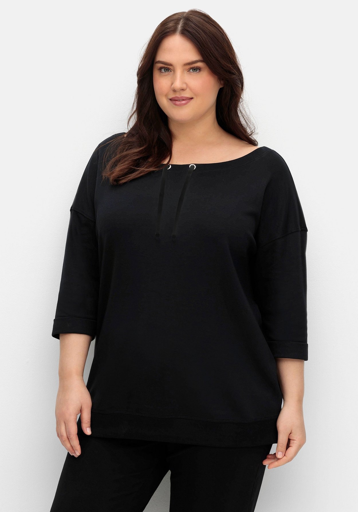 Sheego Sweatshirt »Oversized-Sweatshirt in bequemer Oversizedform«, in bequemer Oversizedform