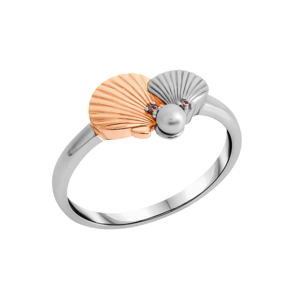 Firetti Silberring »Schmuck Geschenk Fingerring Muscheln«