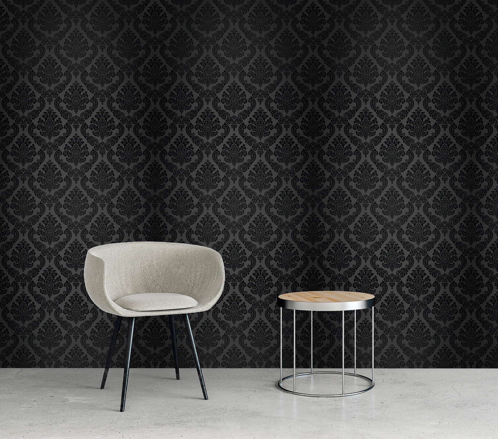 queence Vinyltapete »Osane« Antikoptik | Barock | Kunst | bedruckt glatt 90x250cm, selbstklebend, kinderleichte Anbringung, , Sticker