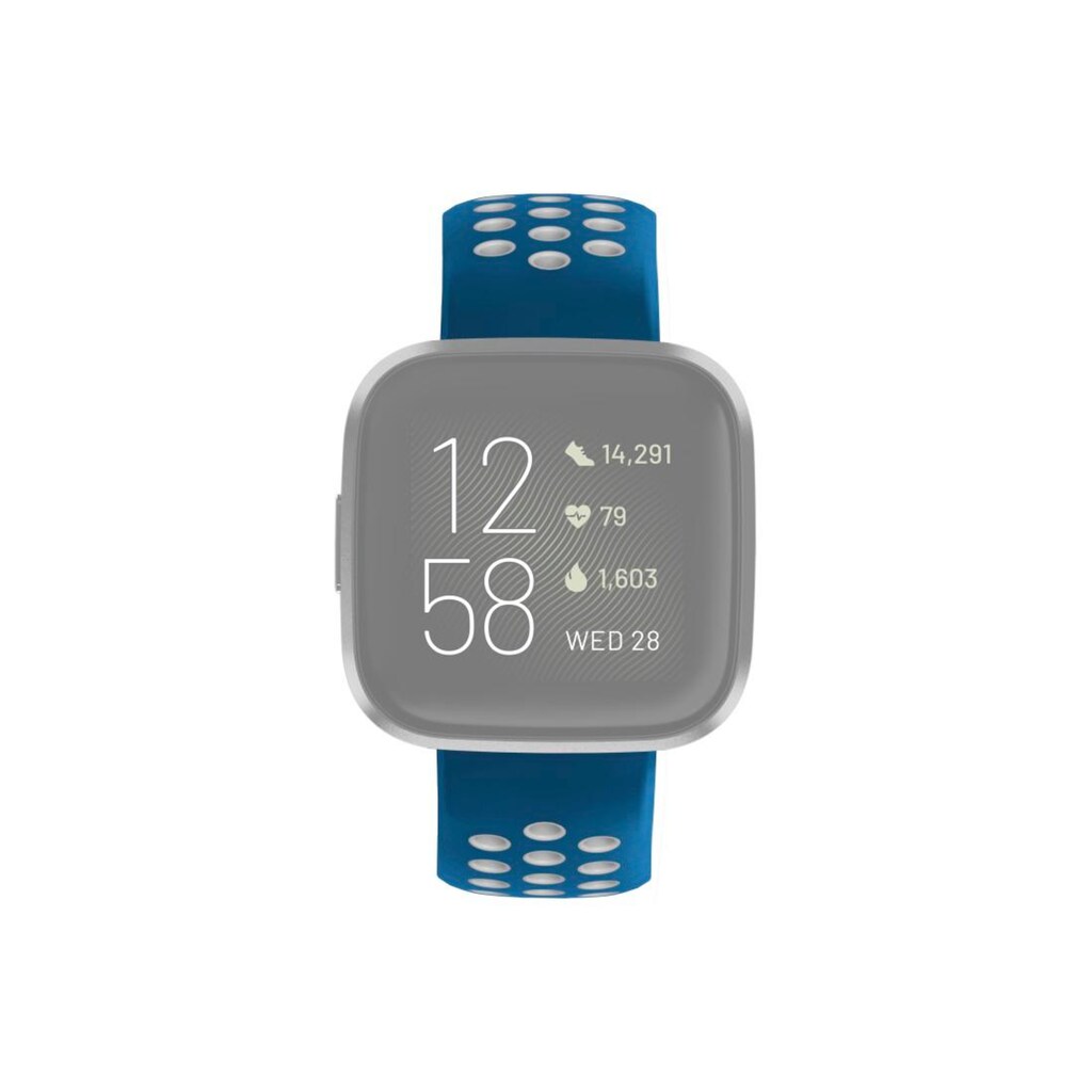Hama Smartwatch-Armband »atmungsaktives Ersatzarmband Fitbit Versa 2/Versa/Versa Lite, 22mm«