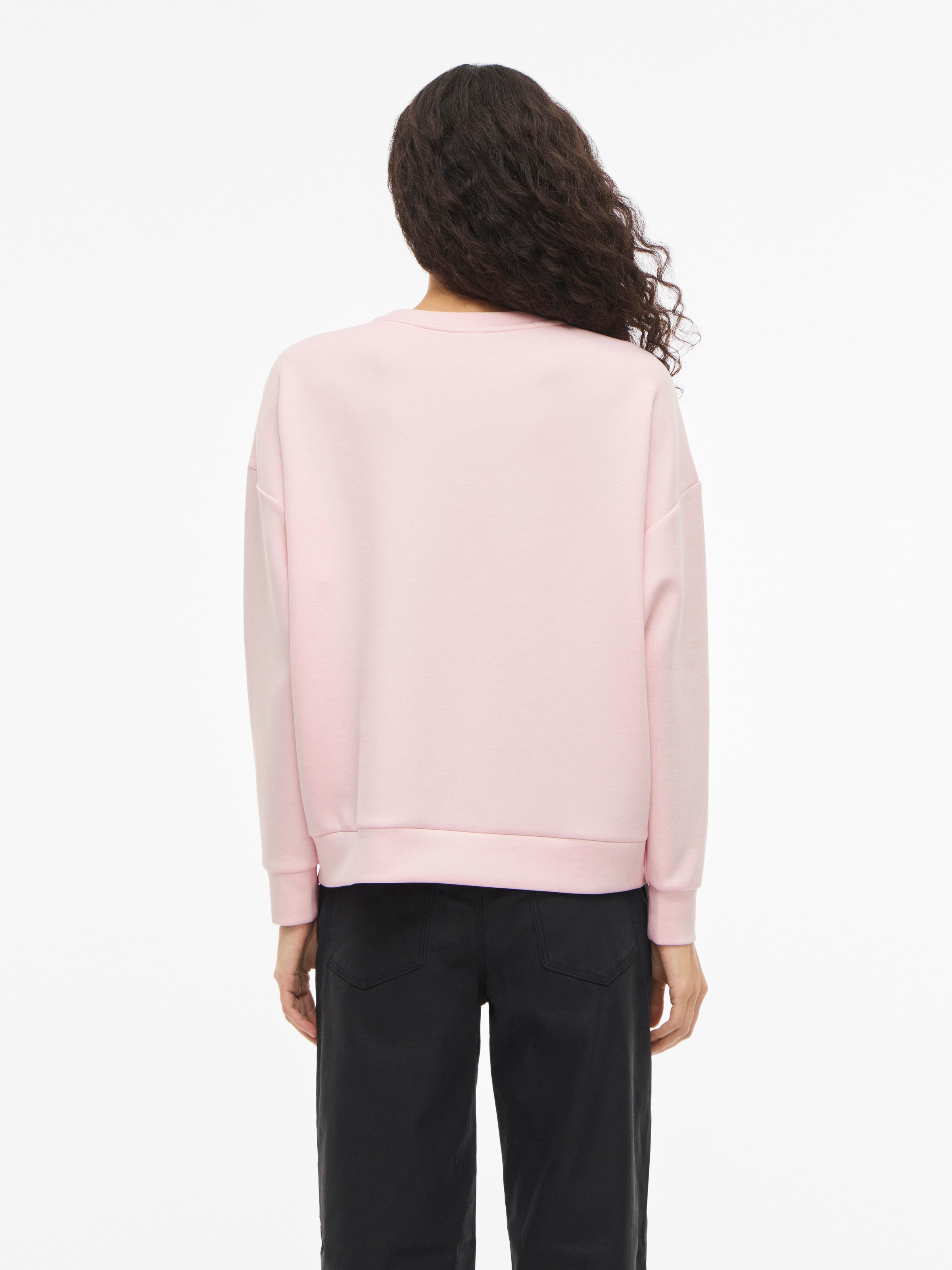 Vila Sweater »VISIFFI IMAGINE O-NECK L/S TOP/PB«
