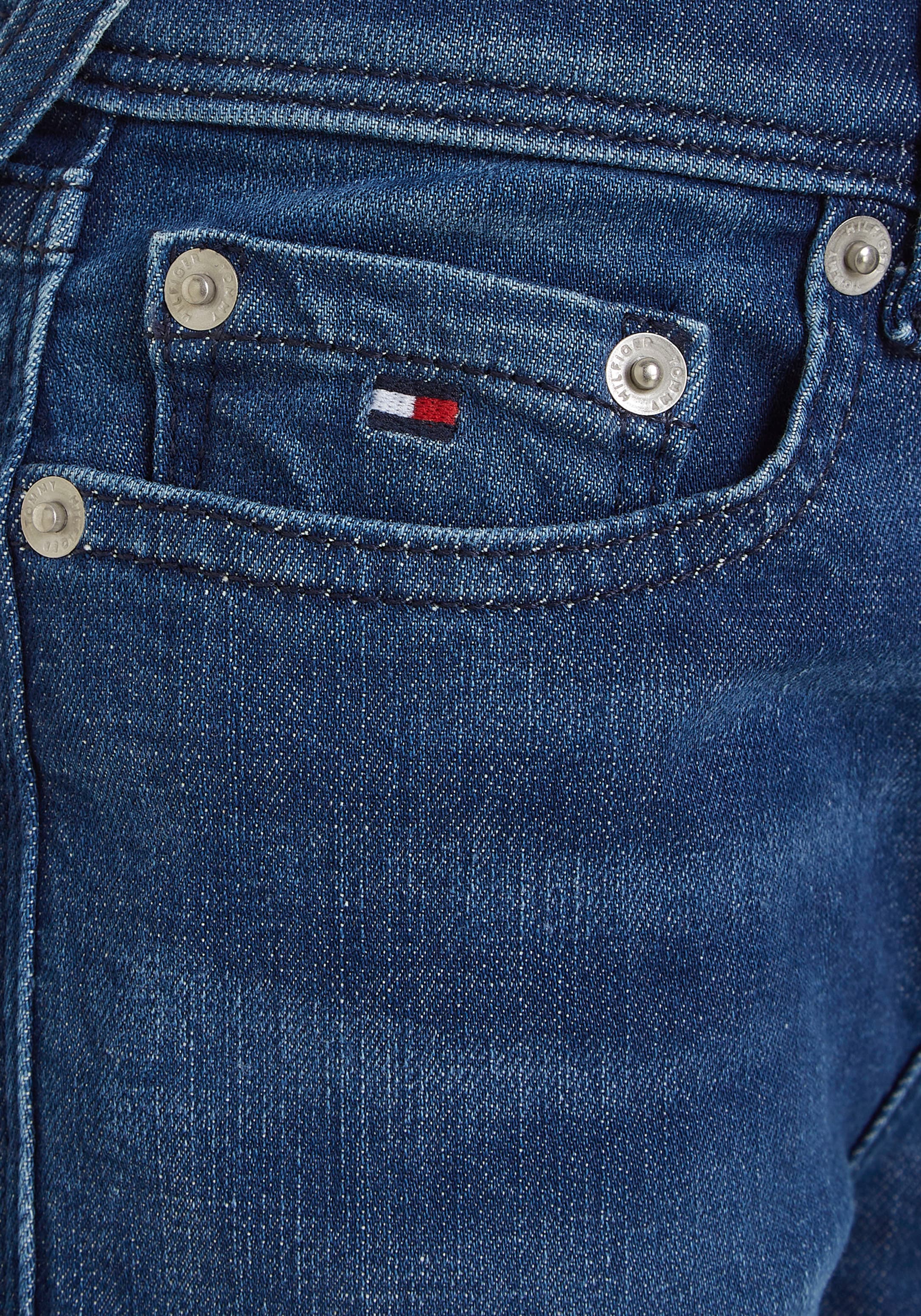 Tommy Hilfiger Slim-fit-Jeans »SCANTON Y DARK WASH«, mit Logostickerei