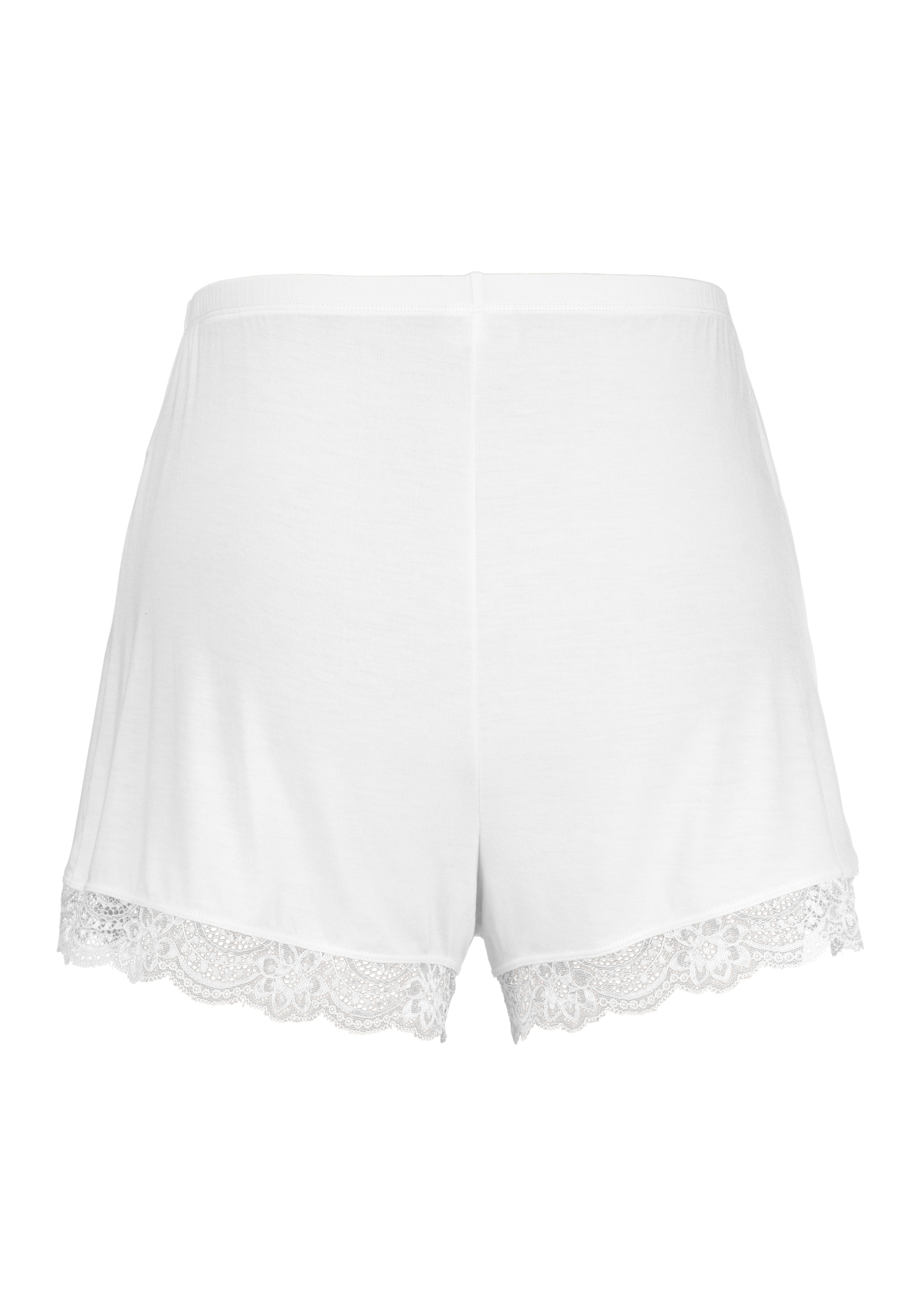 LASCANA Shorty, (Set, 2 tlg.), mit hübschen Spitzendetails